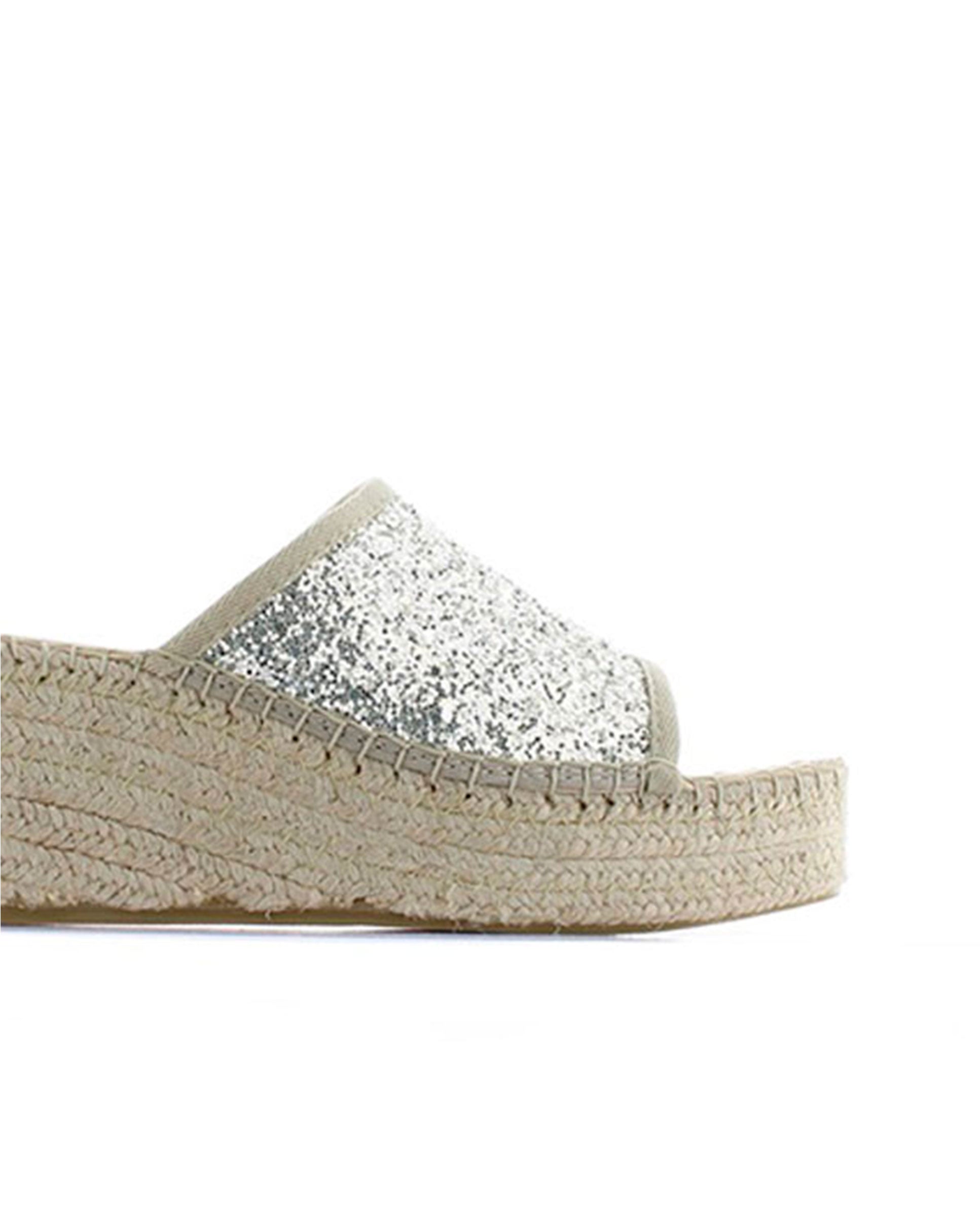 ZUECO EN GLITTER HIELO VINCI
