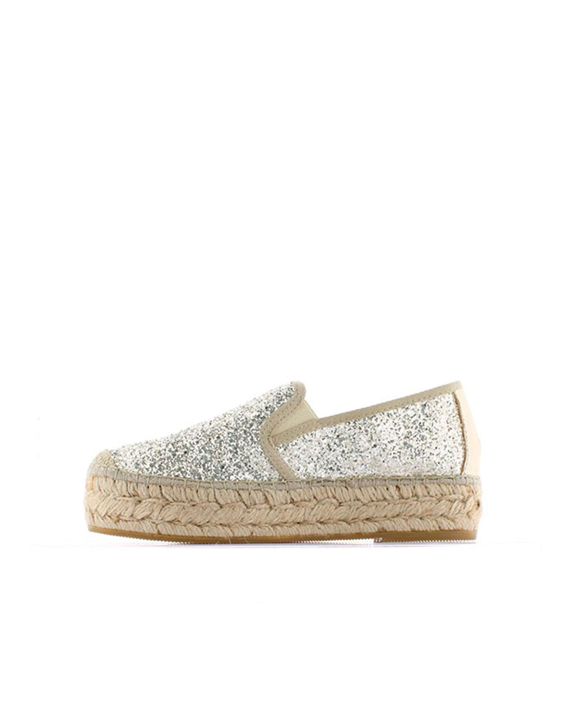 SLIPPER EN GLITTER HIELO MERCE DOBLE
