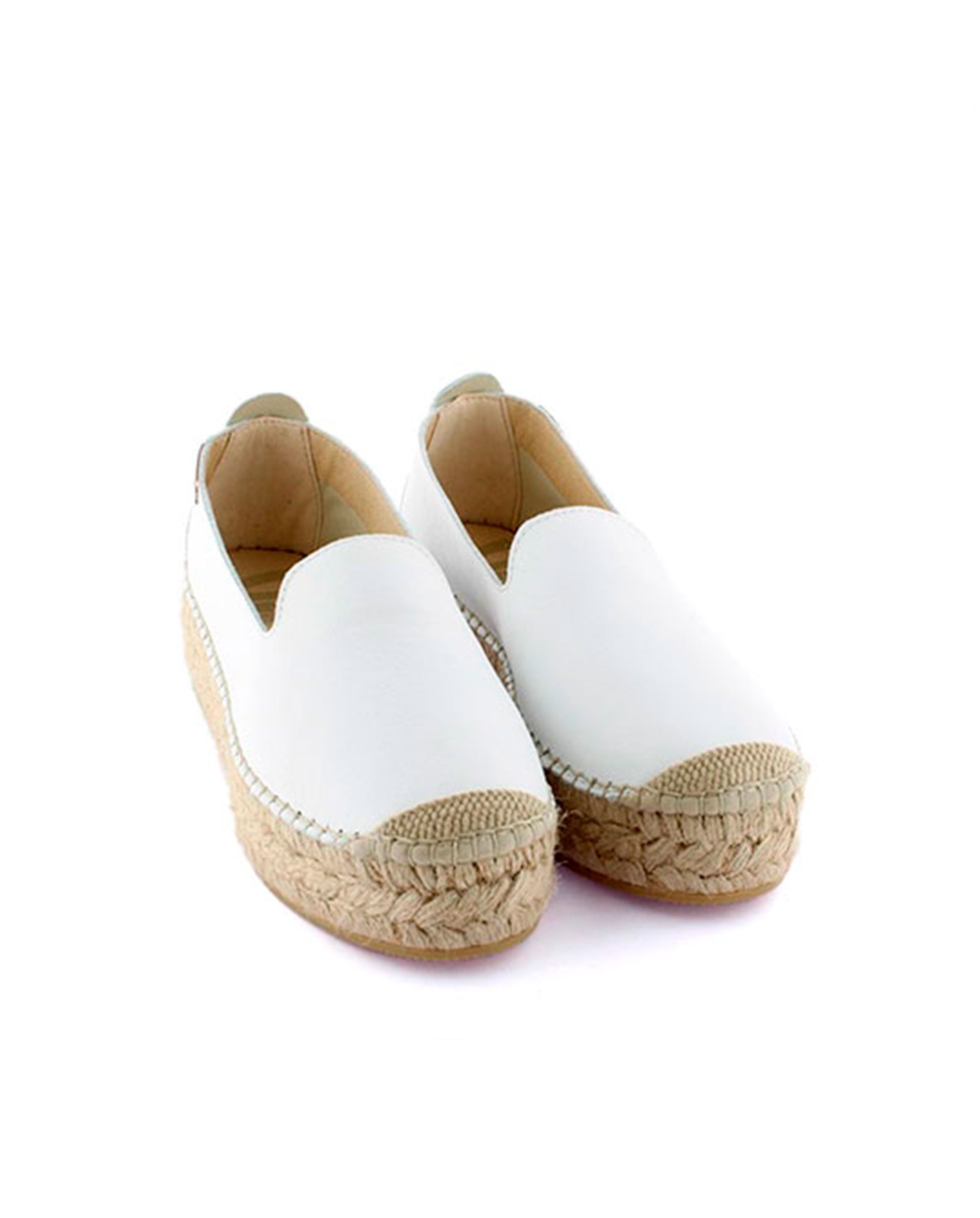 SLIPPER EN NAPA BLANCO MERCE DOBLE