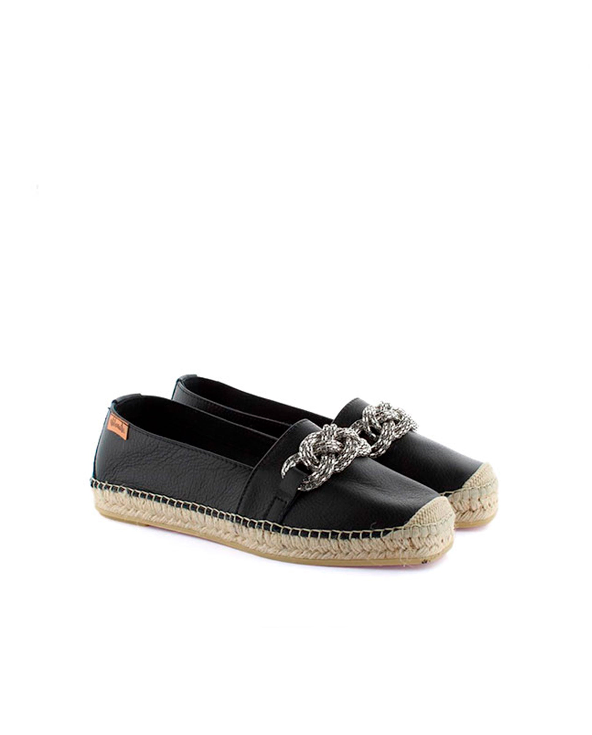 SLIPPER EN NAPA NEGRO PITIUSA