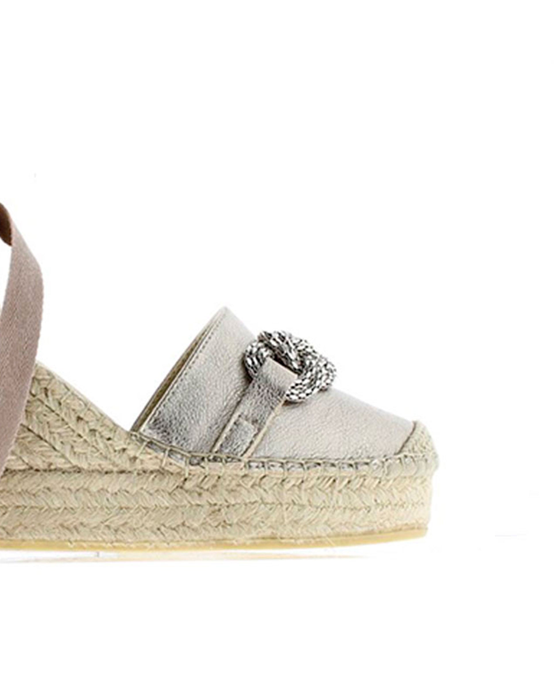 SLIPPER EN NAPA METAL CUERDA PITIUSA