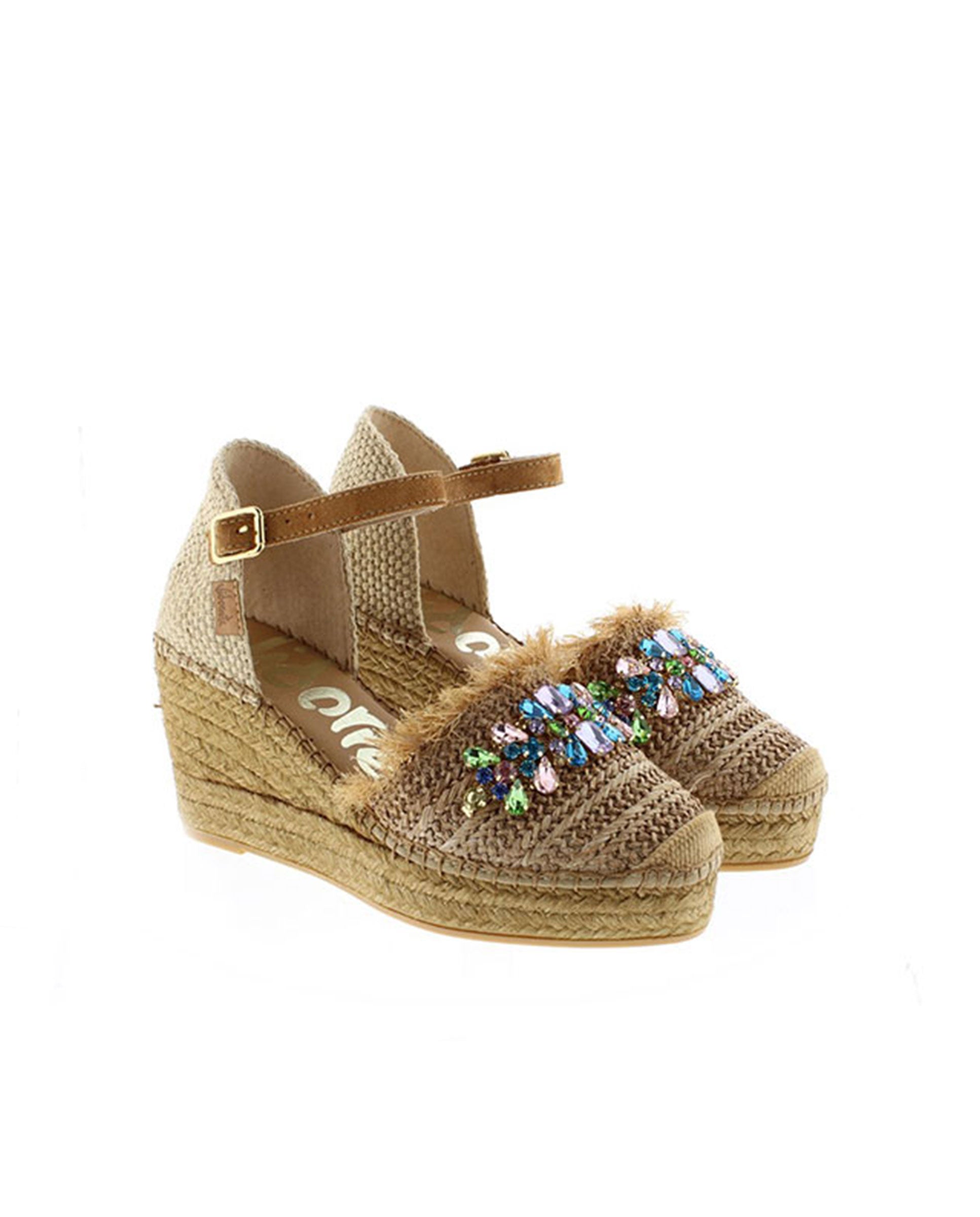 VALENCIANA EN RAFIA CRISTAL CAMEL TILO 5