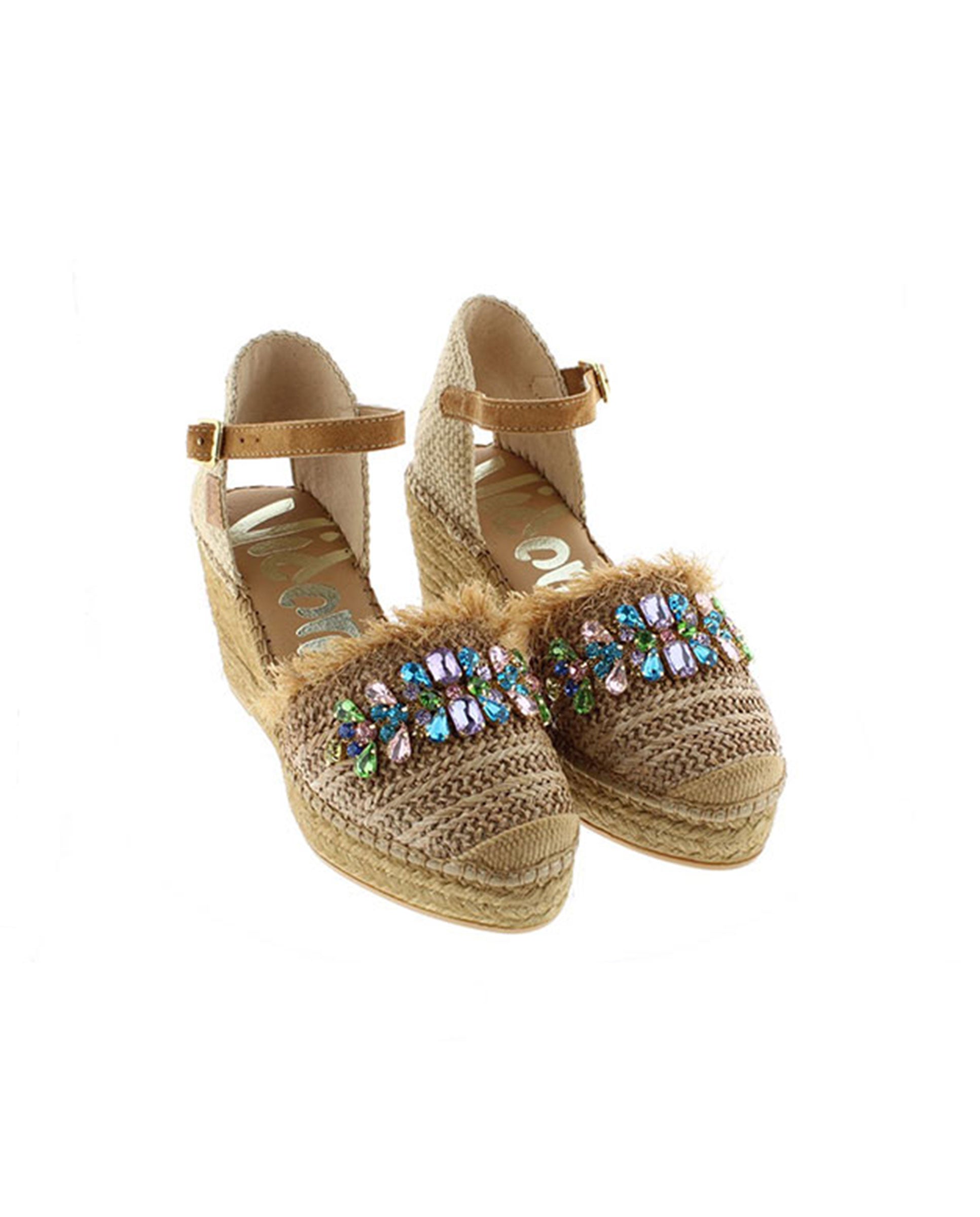 VALENCIANA EN RAFIA CRISTAL CAMEL TILO 5