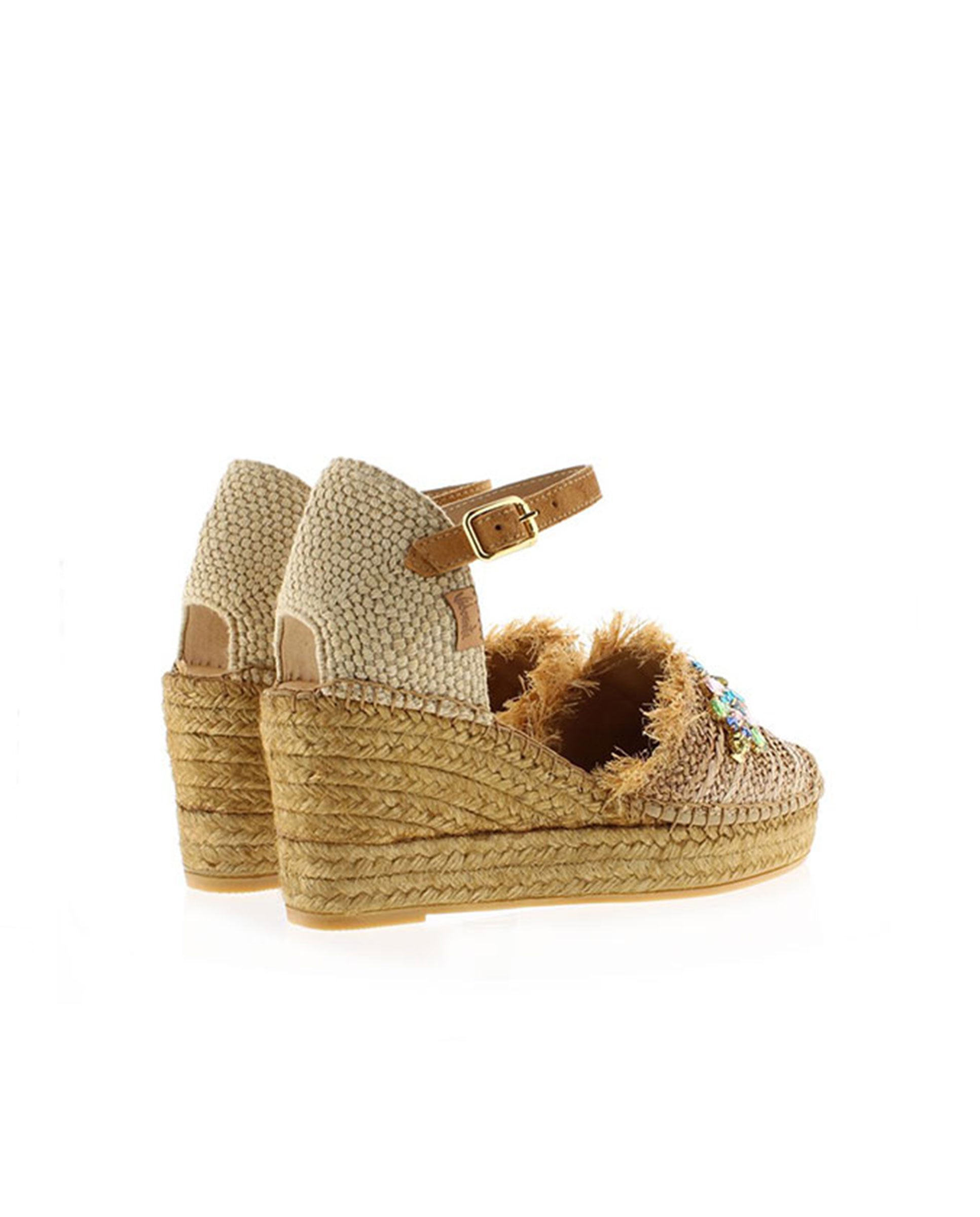 VALENCIANA EN RAFIA CRISTAL CAMEL TILO 5