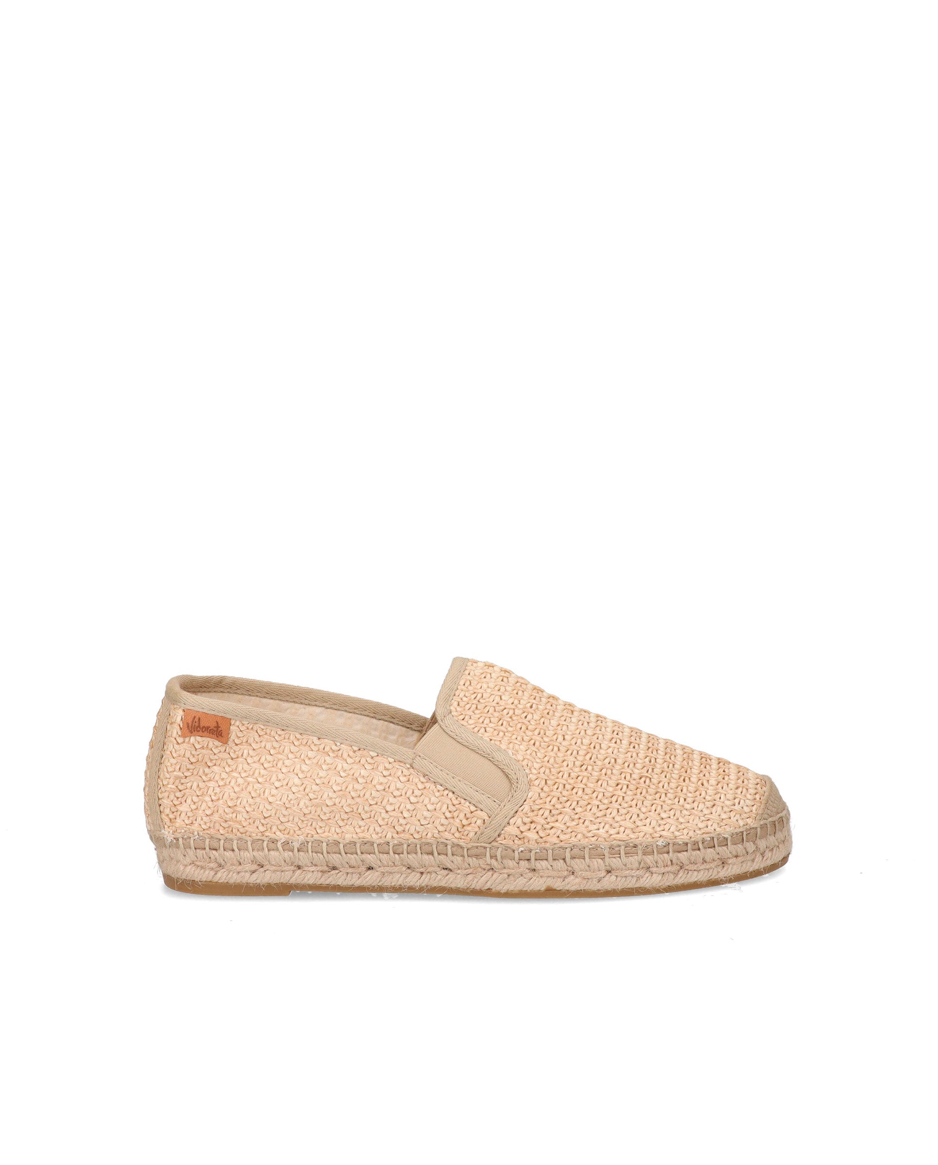 SLIPPER EN RAFIA TRENZA NATURAL BORNEO