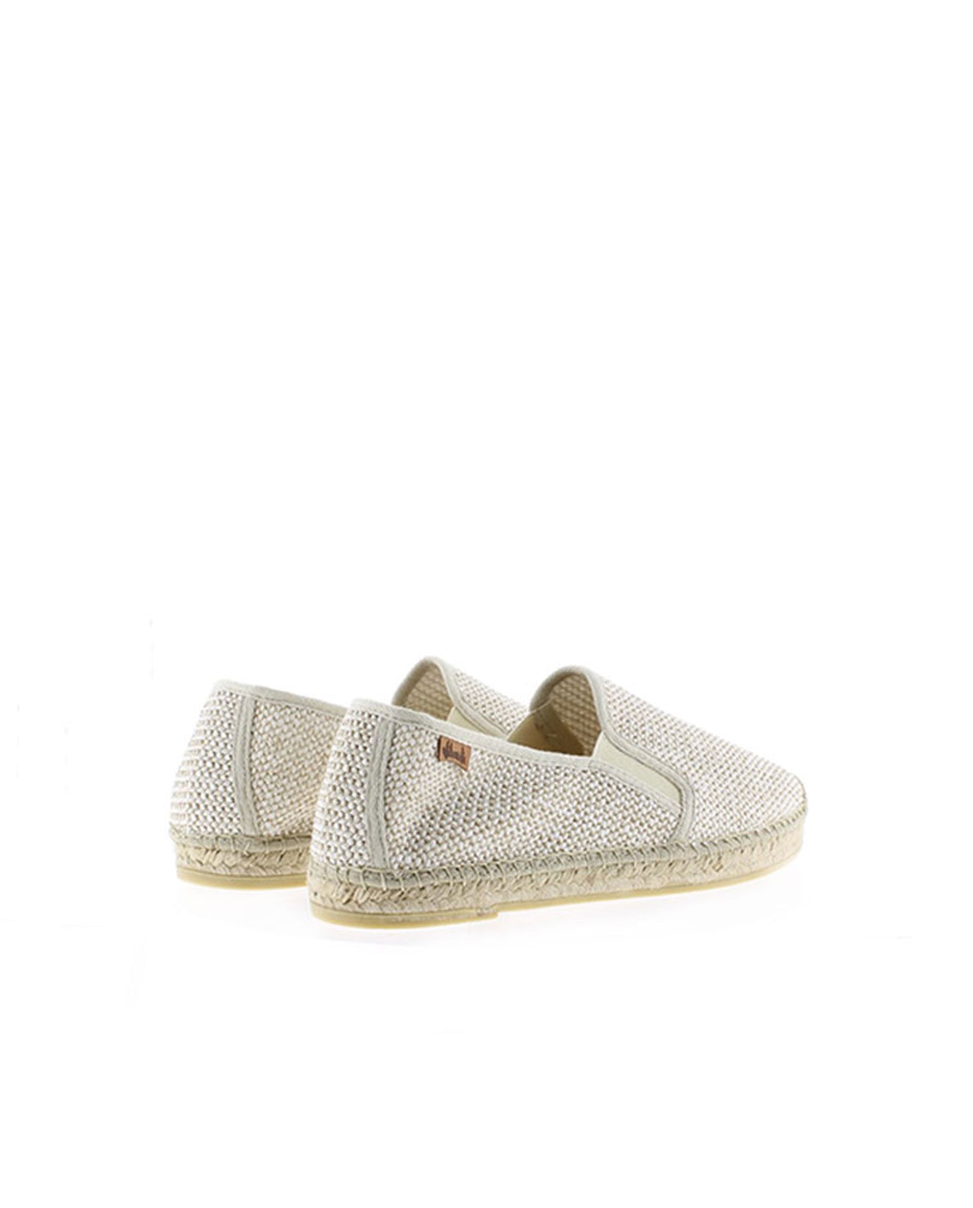 SLIPPER EN RAFIA TRENZA CRUDO BORNEO