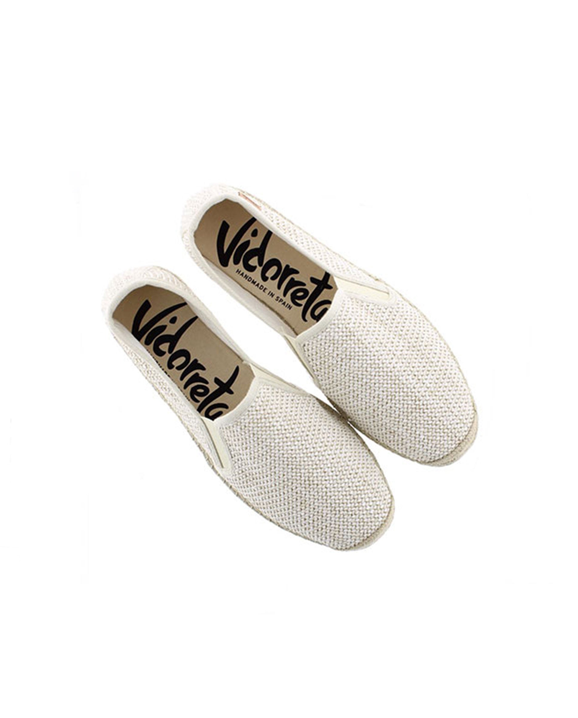 SLIPPER EN RAFIA TRENZA CRUDO BORNEO