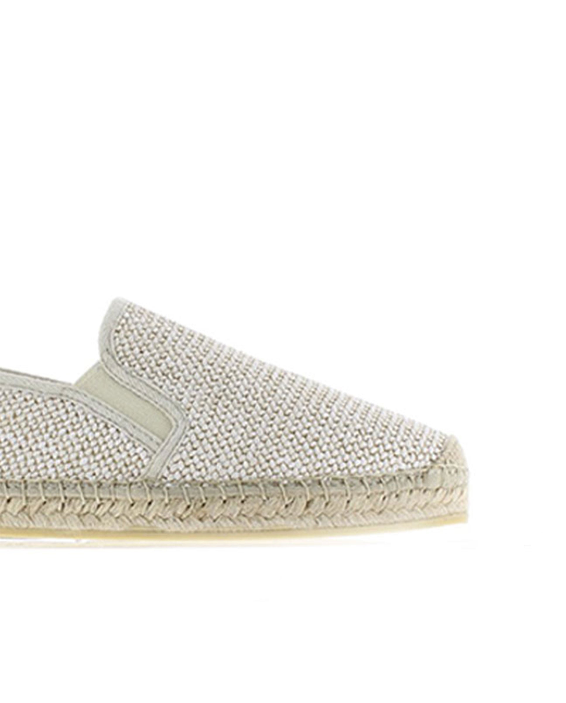 SLIPPER EN RAFIA TRENZA CRUDO BORNEO