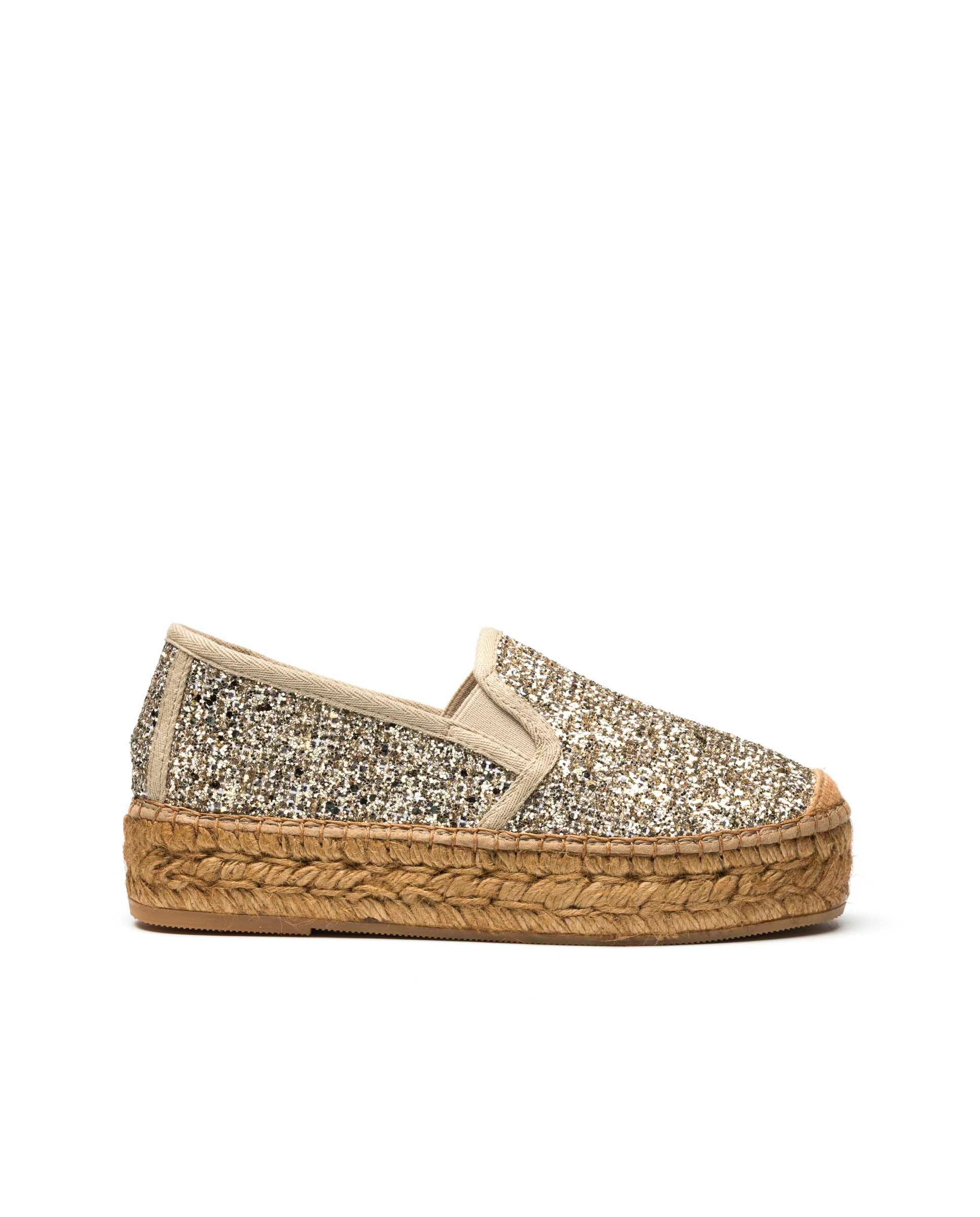 Slipper glitter piedra Merce Doble