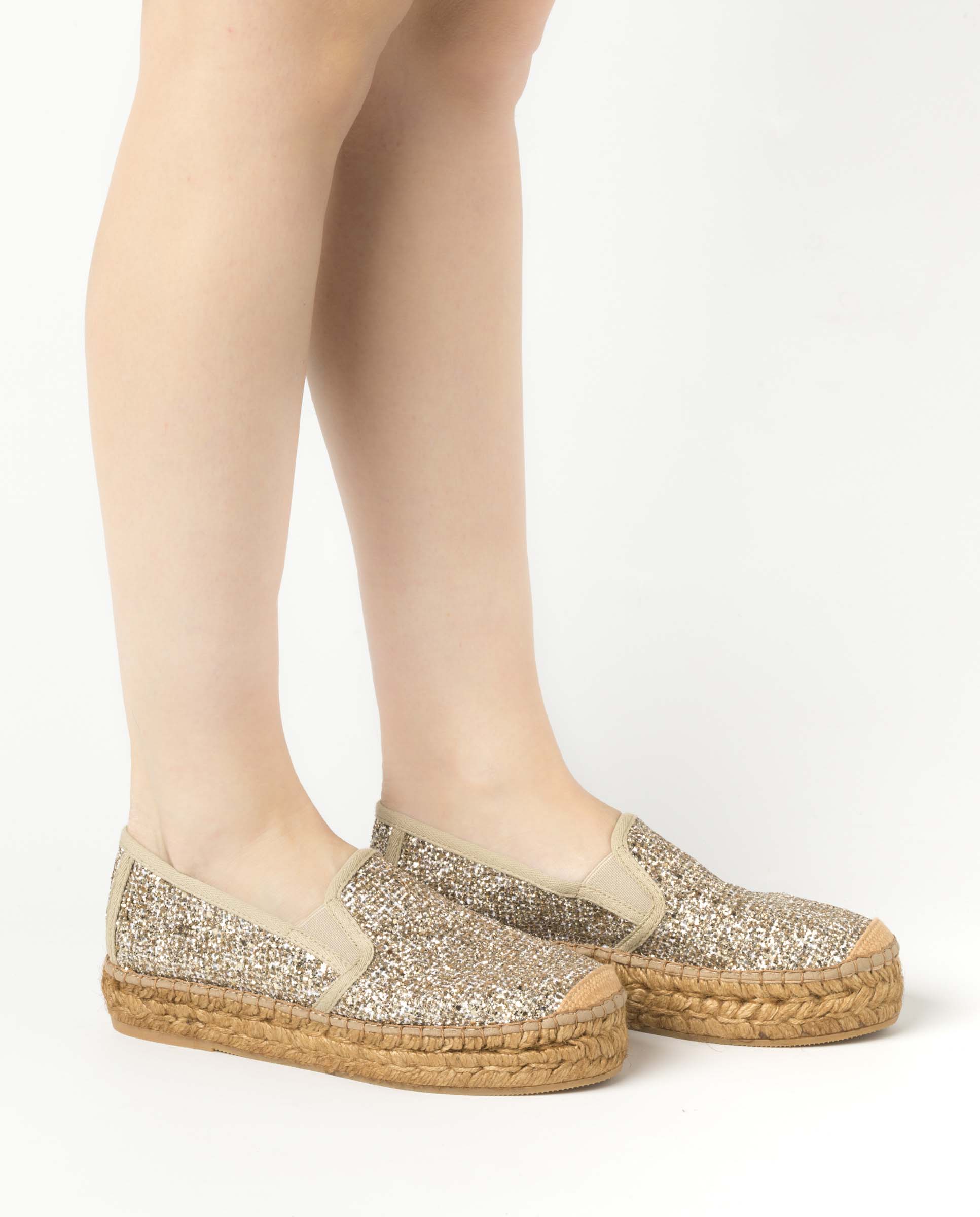 Slipper glitter piedra Merce Doble