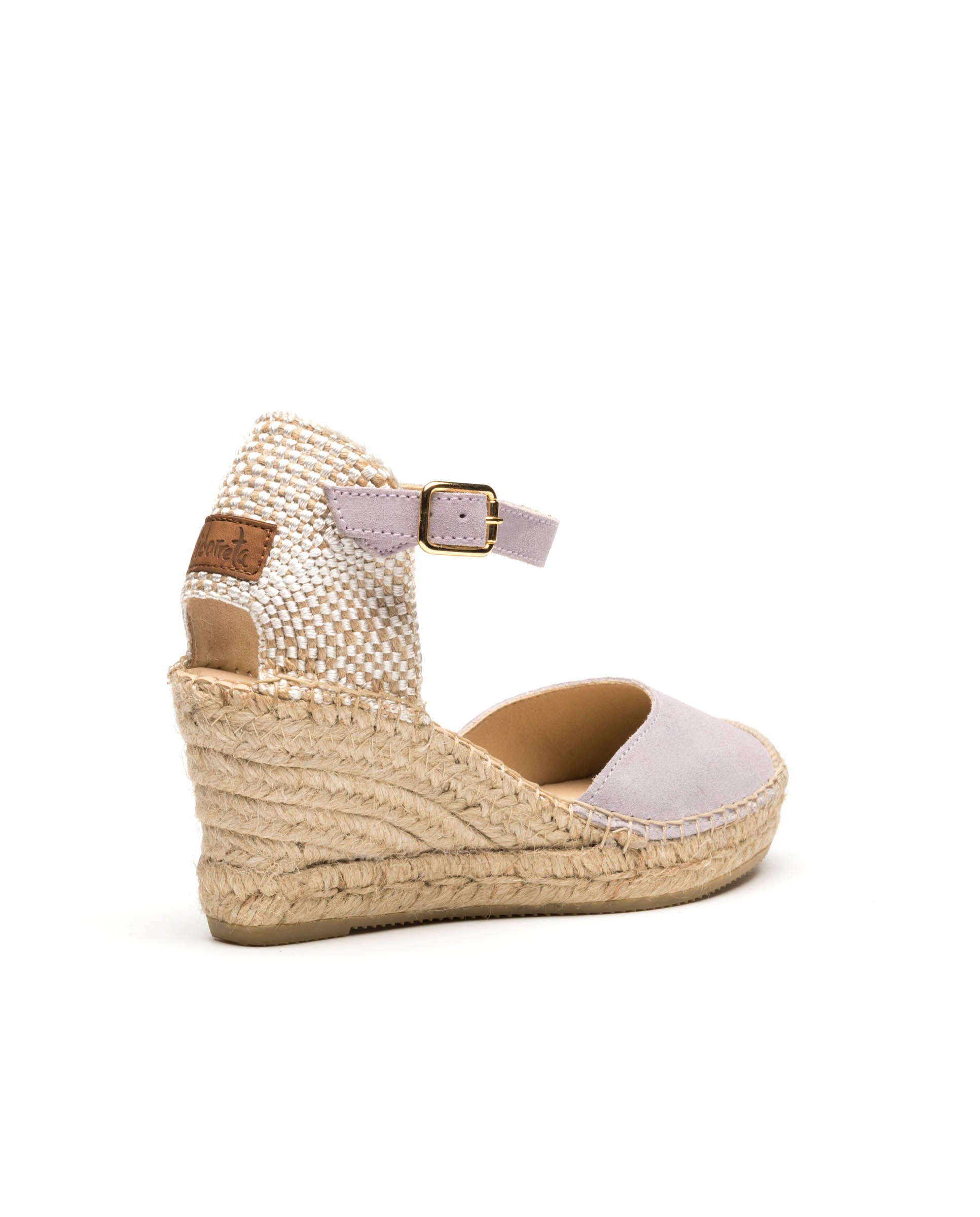 Sandalia serraje malva Clavel