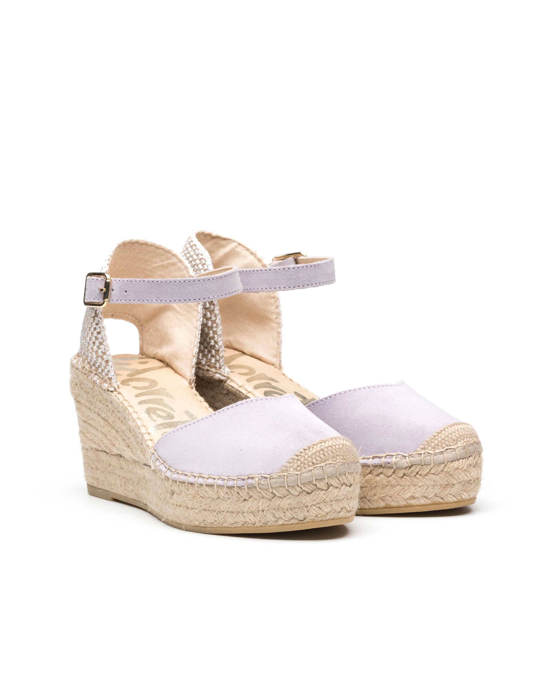 Sandalia pico serraje malva Tilo 5