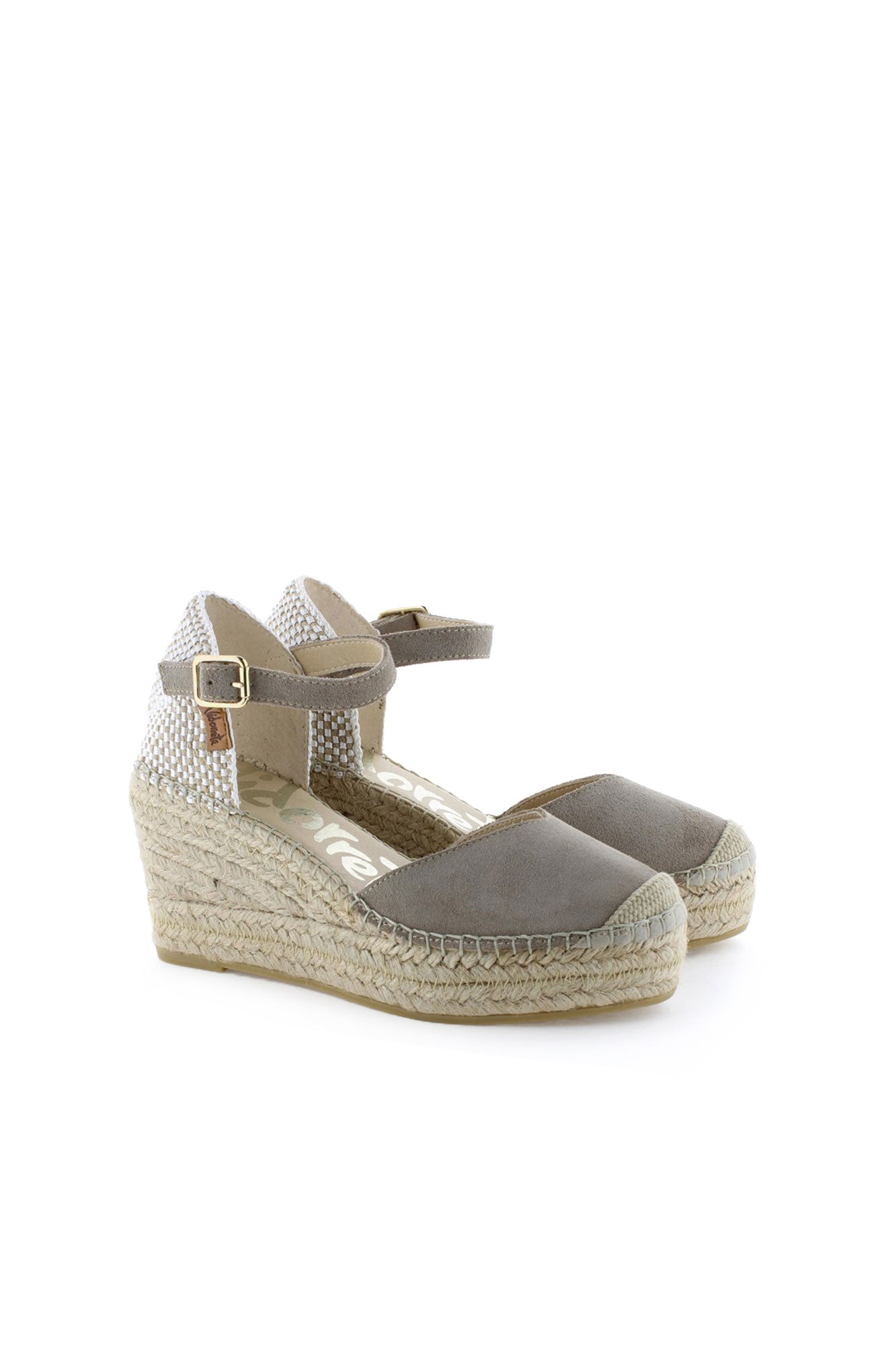 Sandalia pico serraje taupe Tilo 5