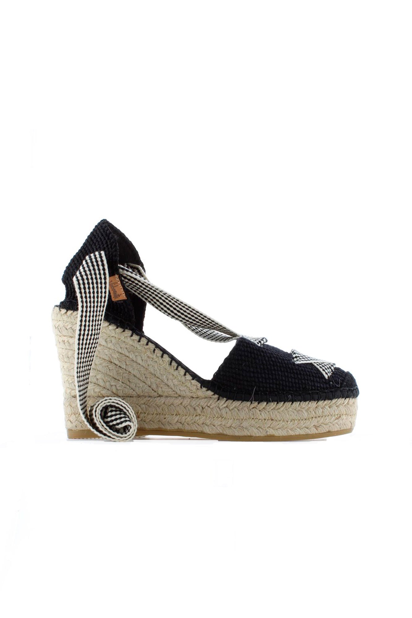 Sandalia cintas tejido x negro Tilo 7