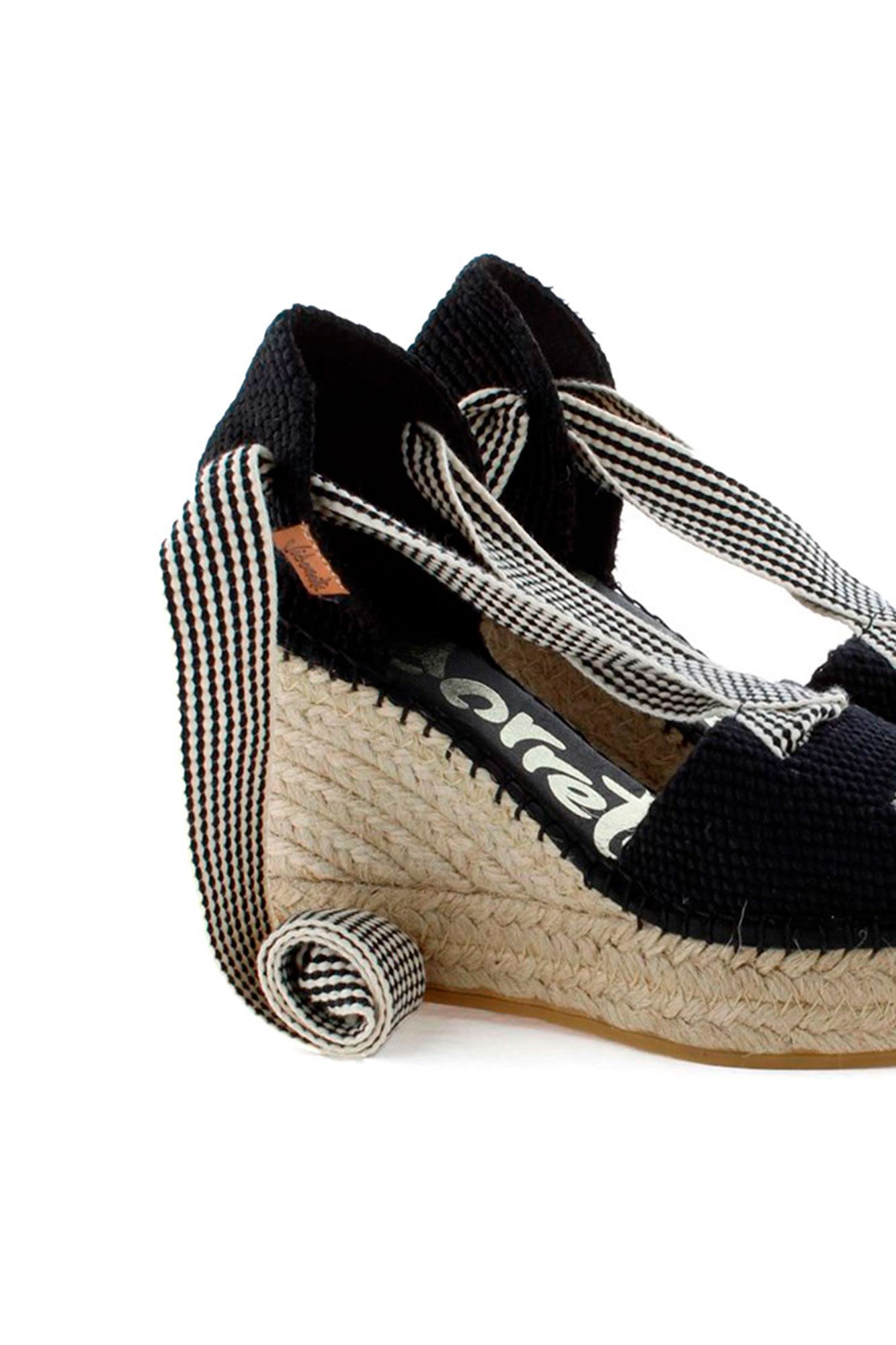 Sandalia cintas tejido x negro Tilo 7