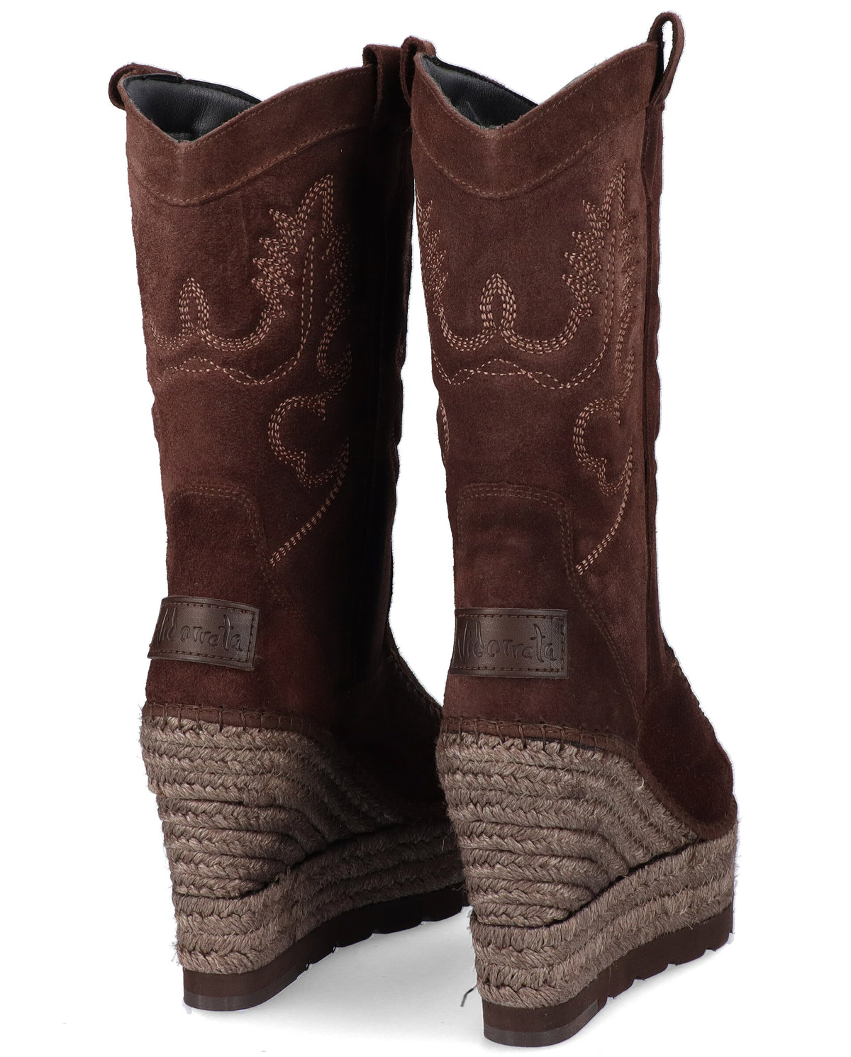 BOTA COWBOY EN SERRAJE MARRON TILO 7