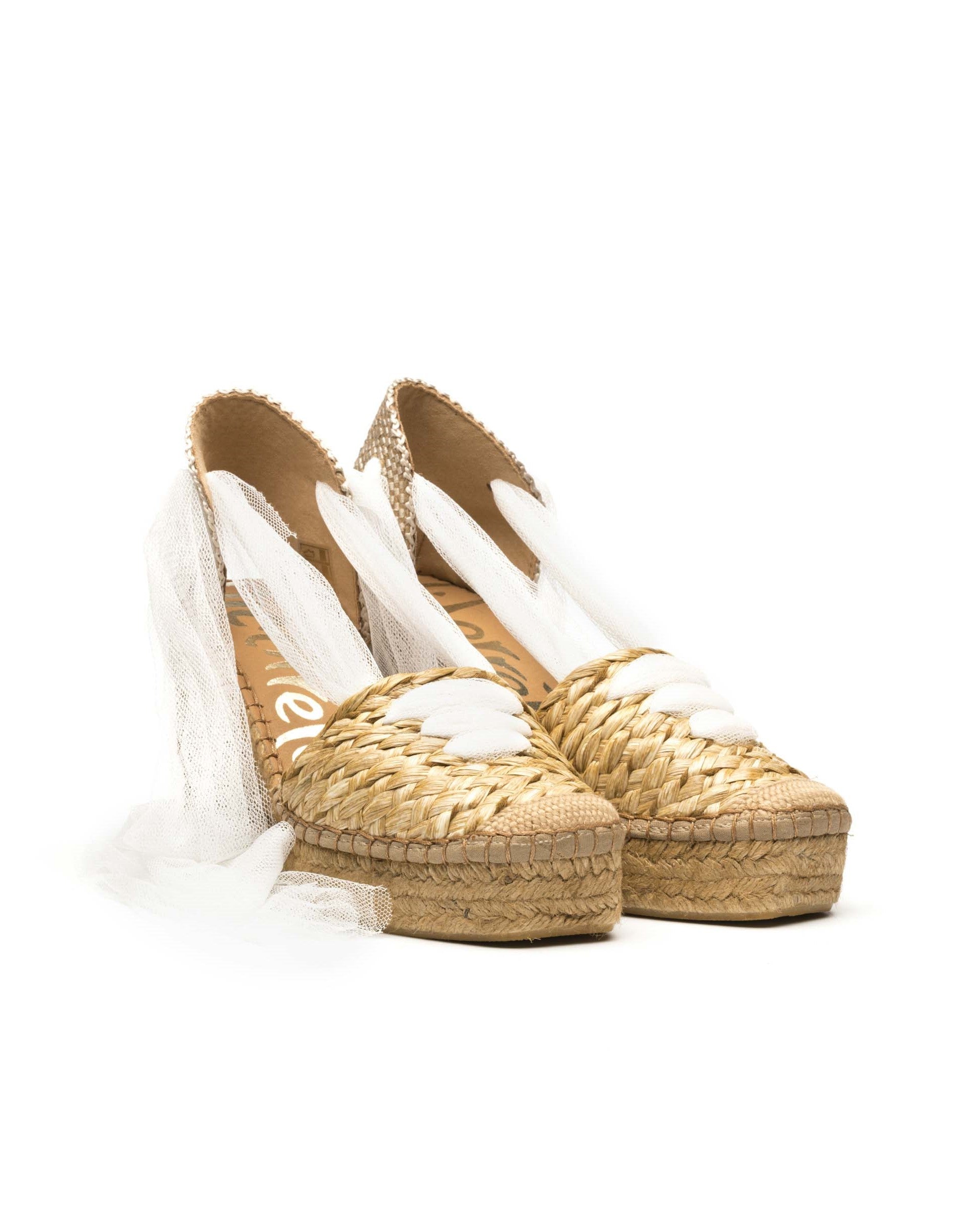 Matisse white raffia sandal