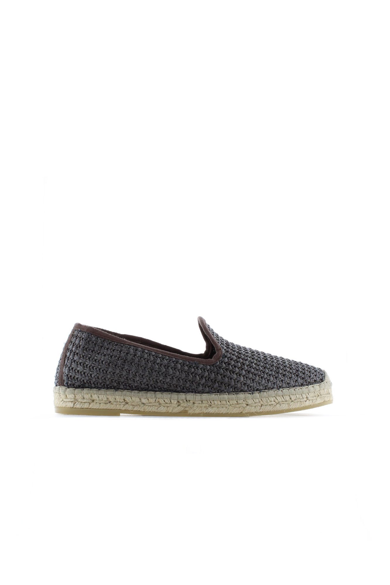 Slipper rafia nudos chocolate Borneo