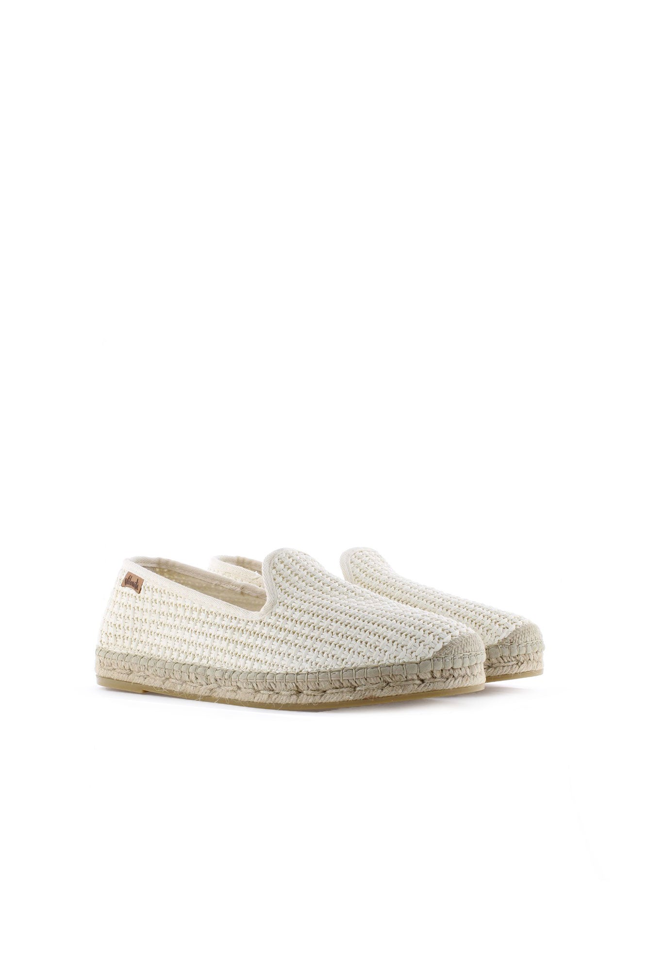 Slipper rafia nudos crudo Borneo