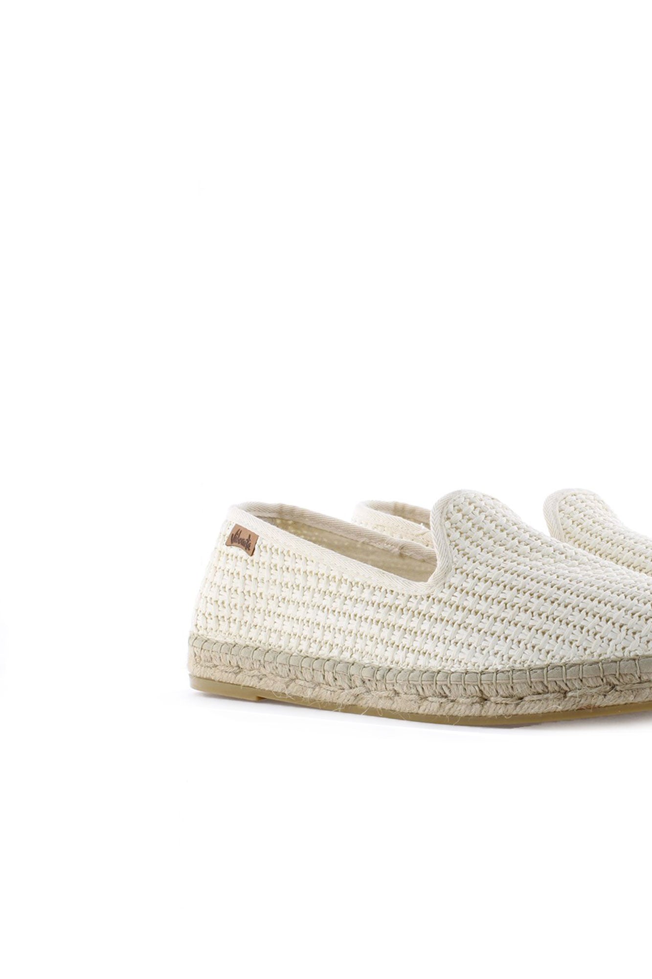 Slipper rafia nudos crudo Borneo
