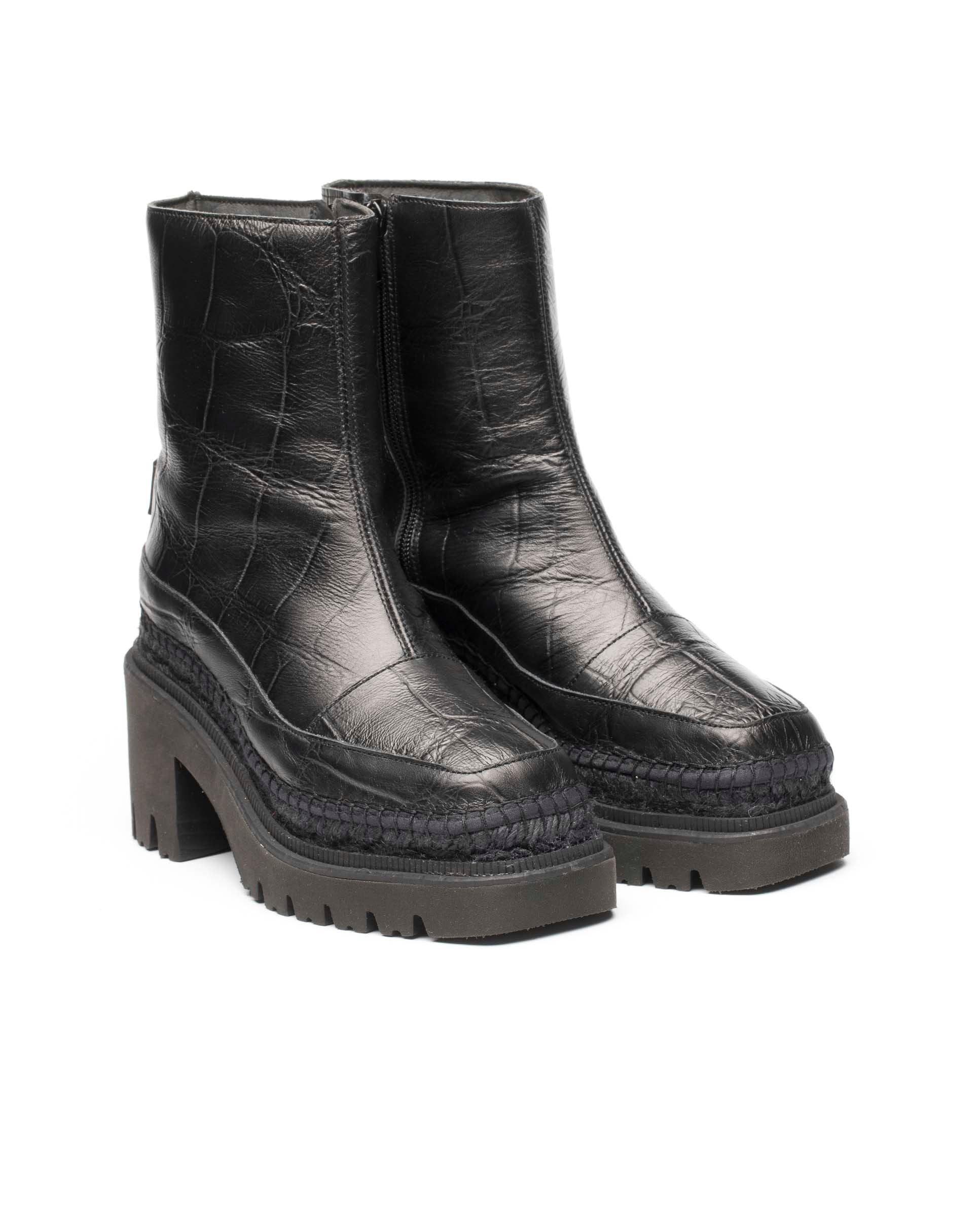 Botin en Cocco Koda negro Panteta