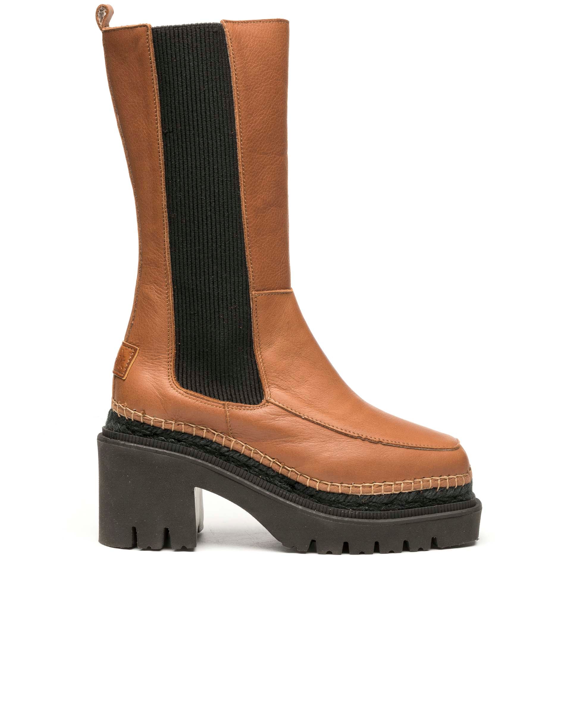 Panteta velvet leather high boot