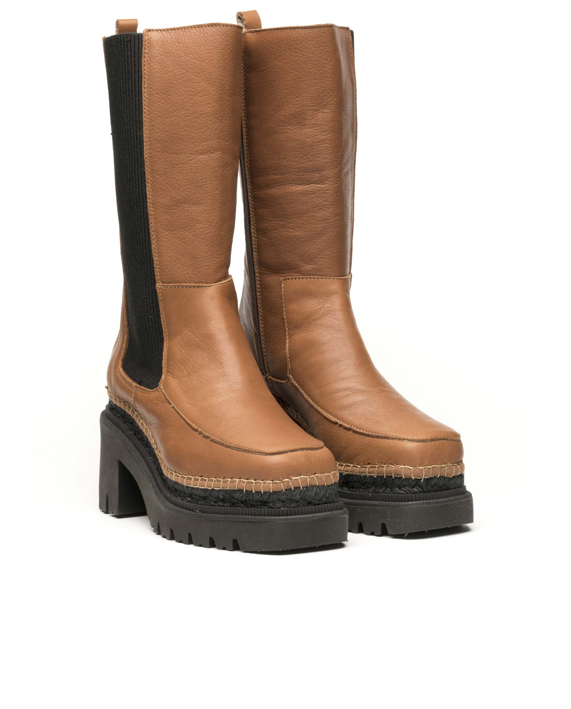 Panteta velvet leather high boot