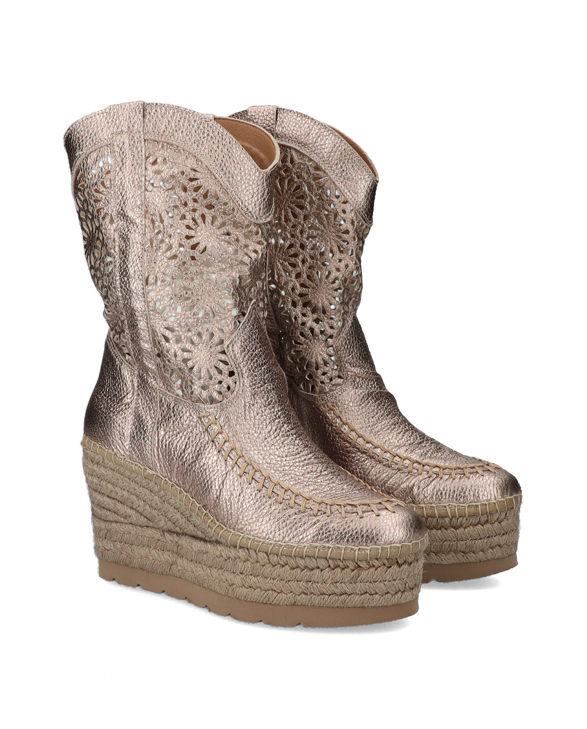 Bota calada en napa metal cuerda Tilo 5