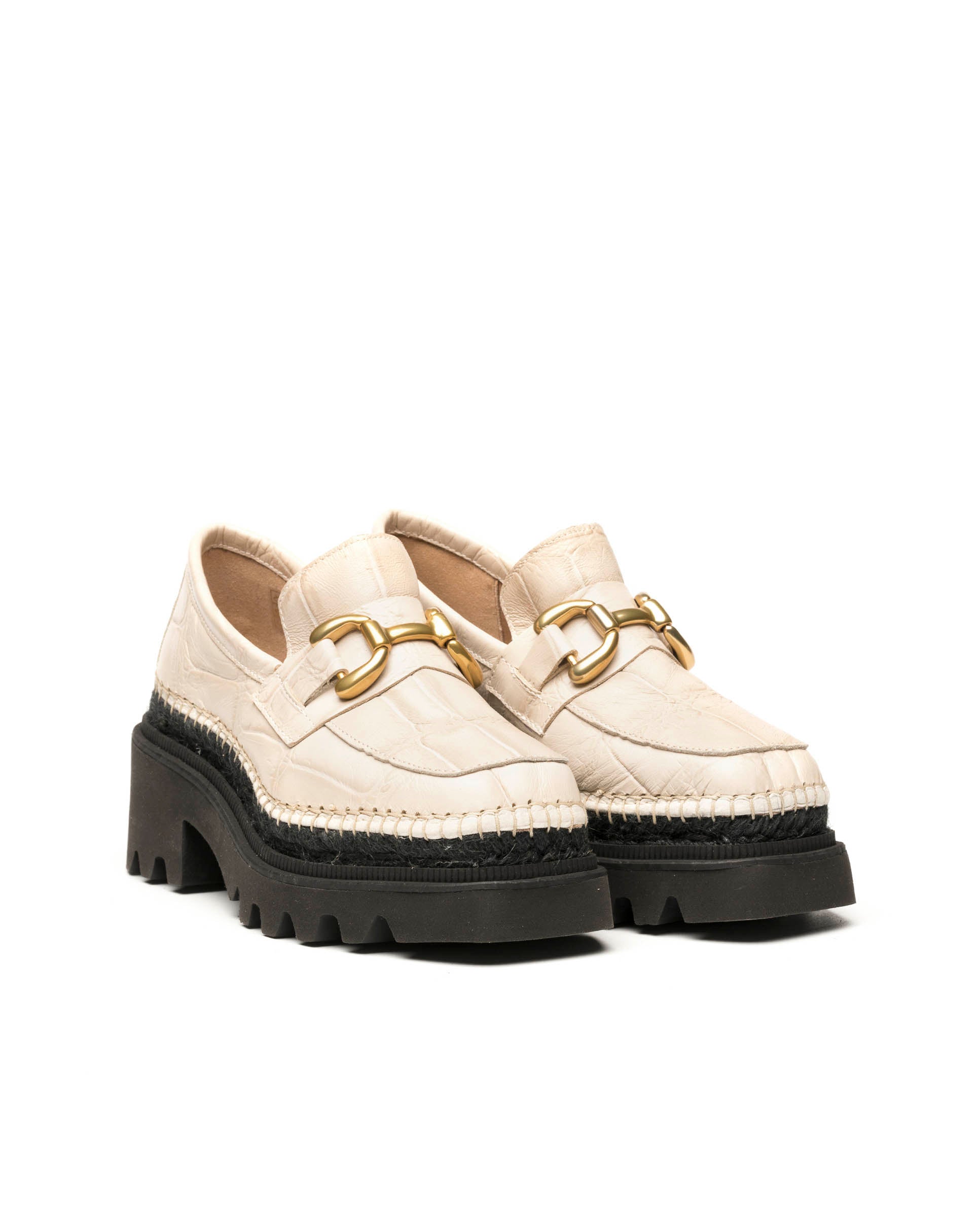 Moccasin in Cocco Koda beige León