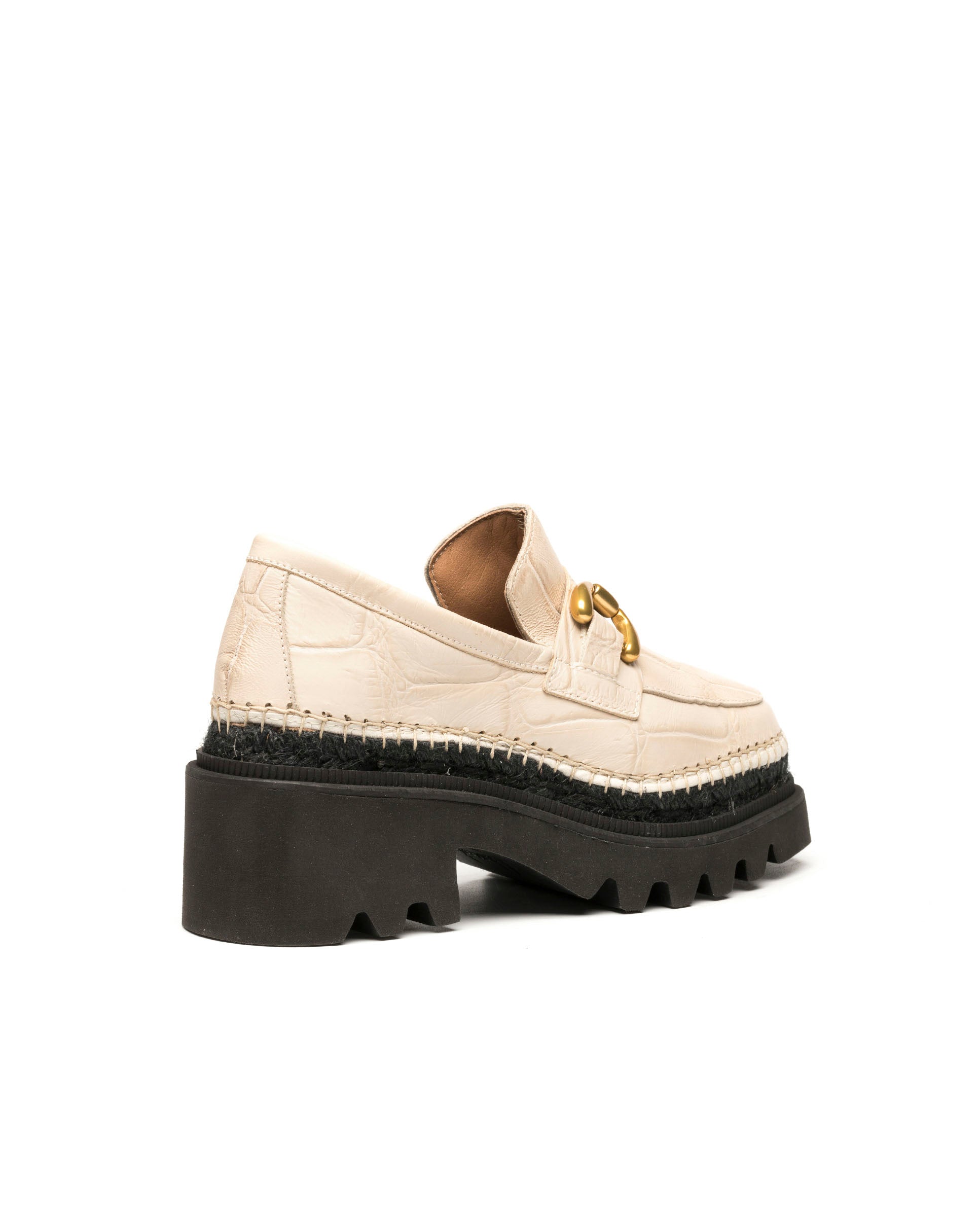 Moccasin in Cocco Koda beige León