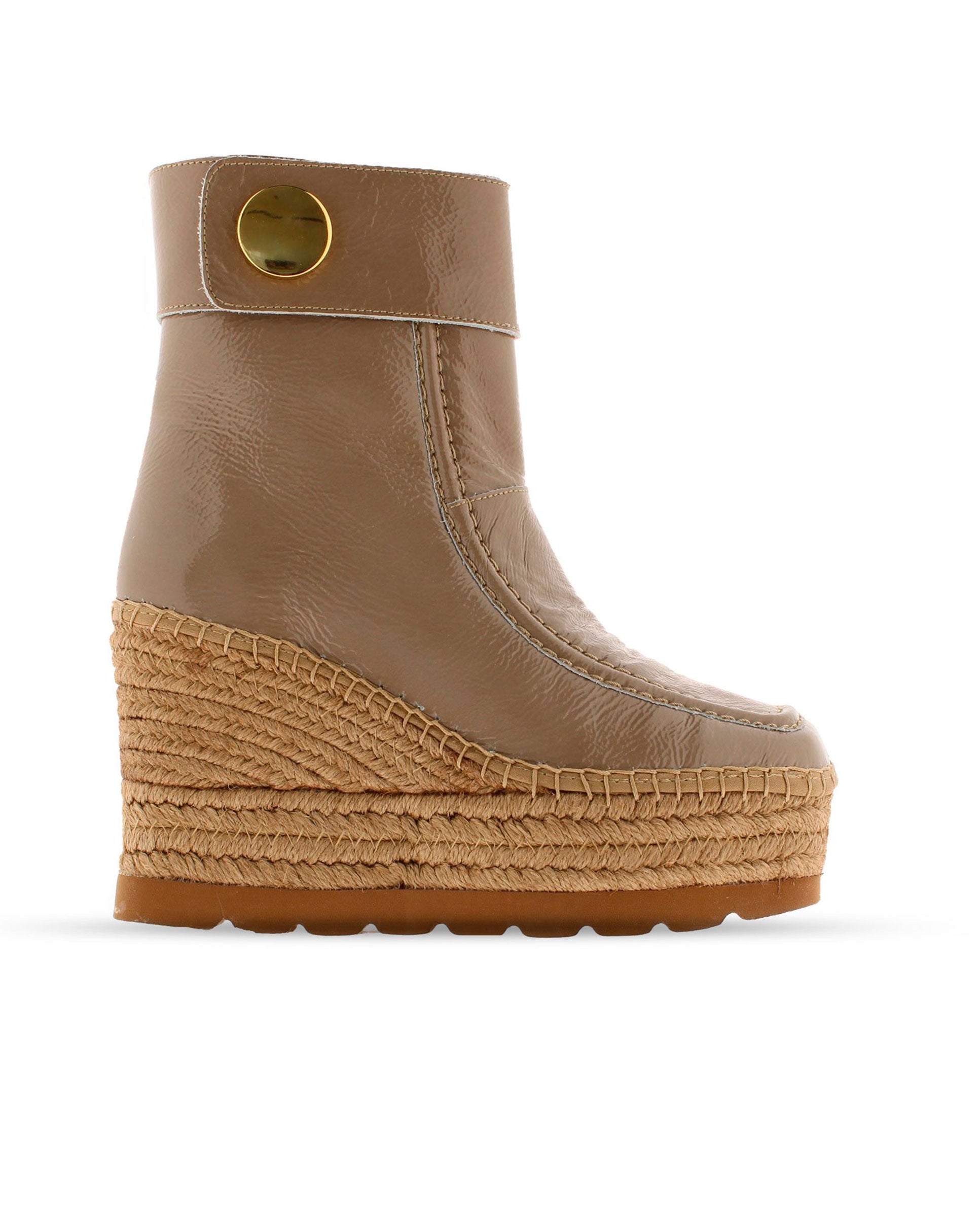 Cuba stone patent leather boot