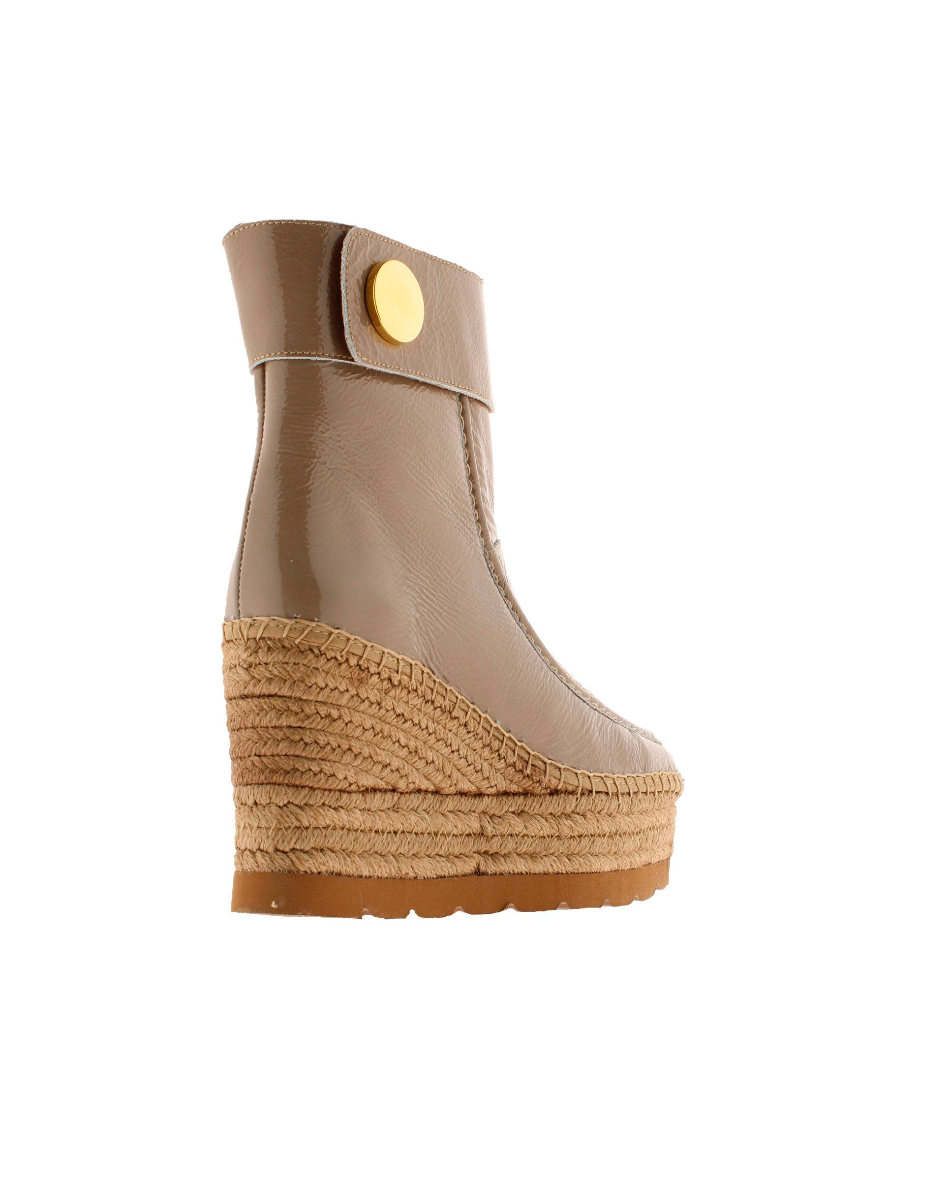 Cuba stone patent leather boot