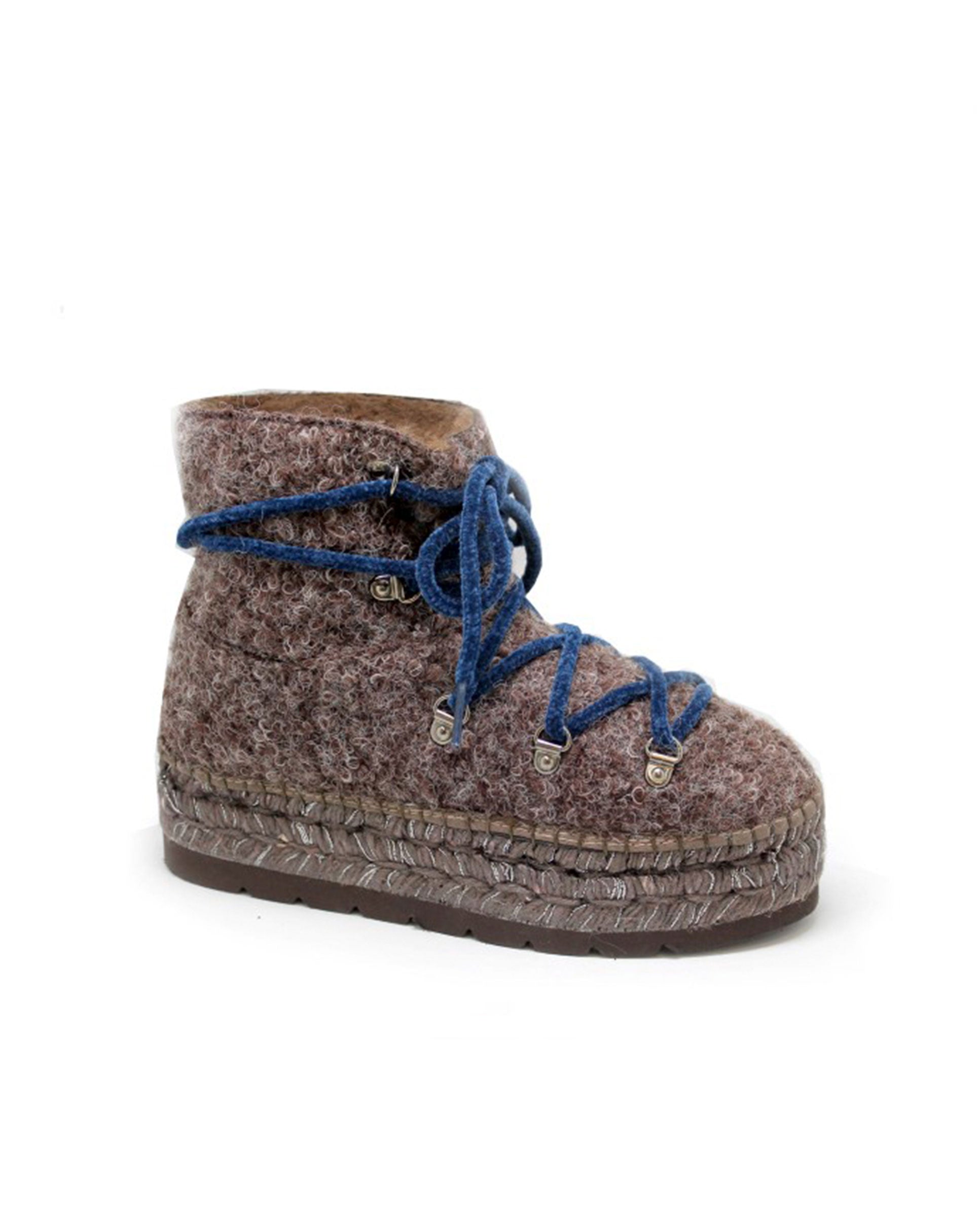 Bota baja de borreguito en Kaki Merce Doble