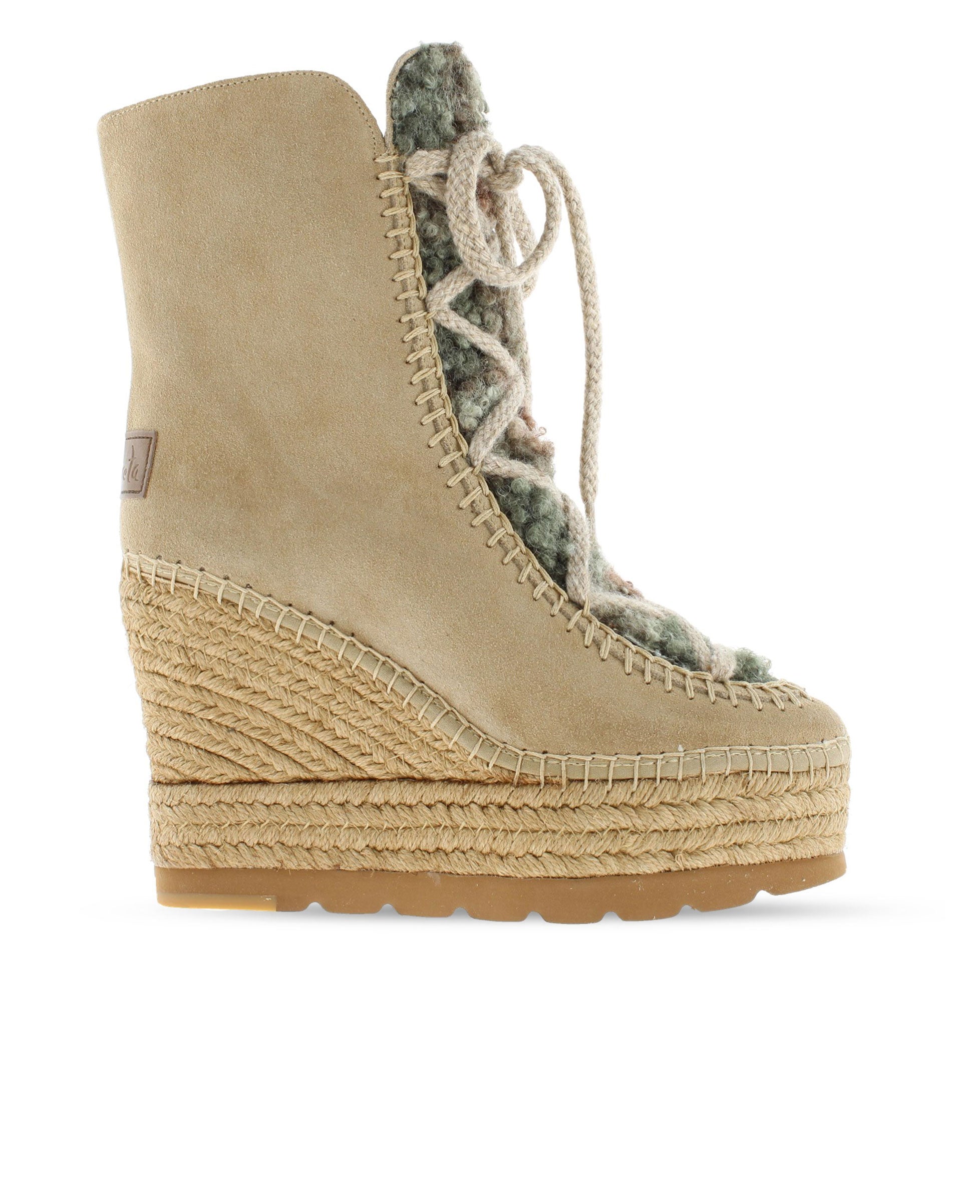 Sand suede sheepskin boot Tilo 7