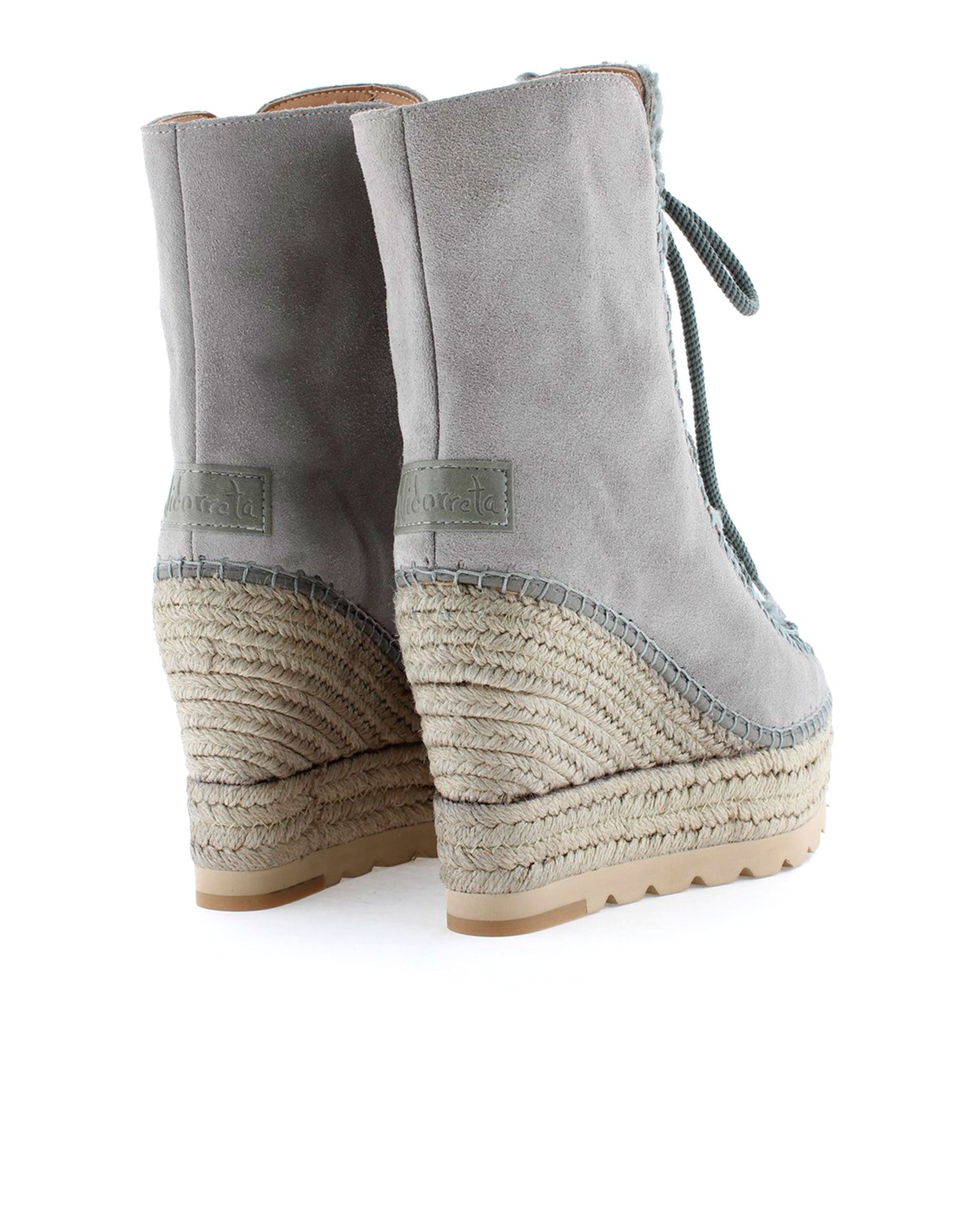 Botin borreguito en serraje gris Tilo 7
