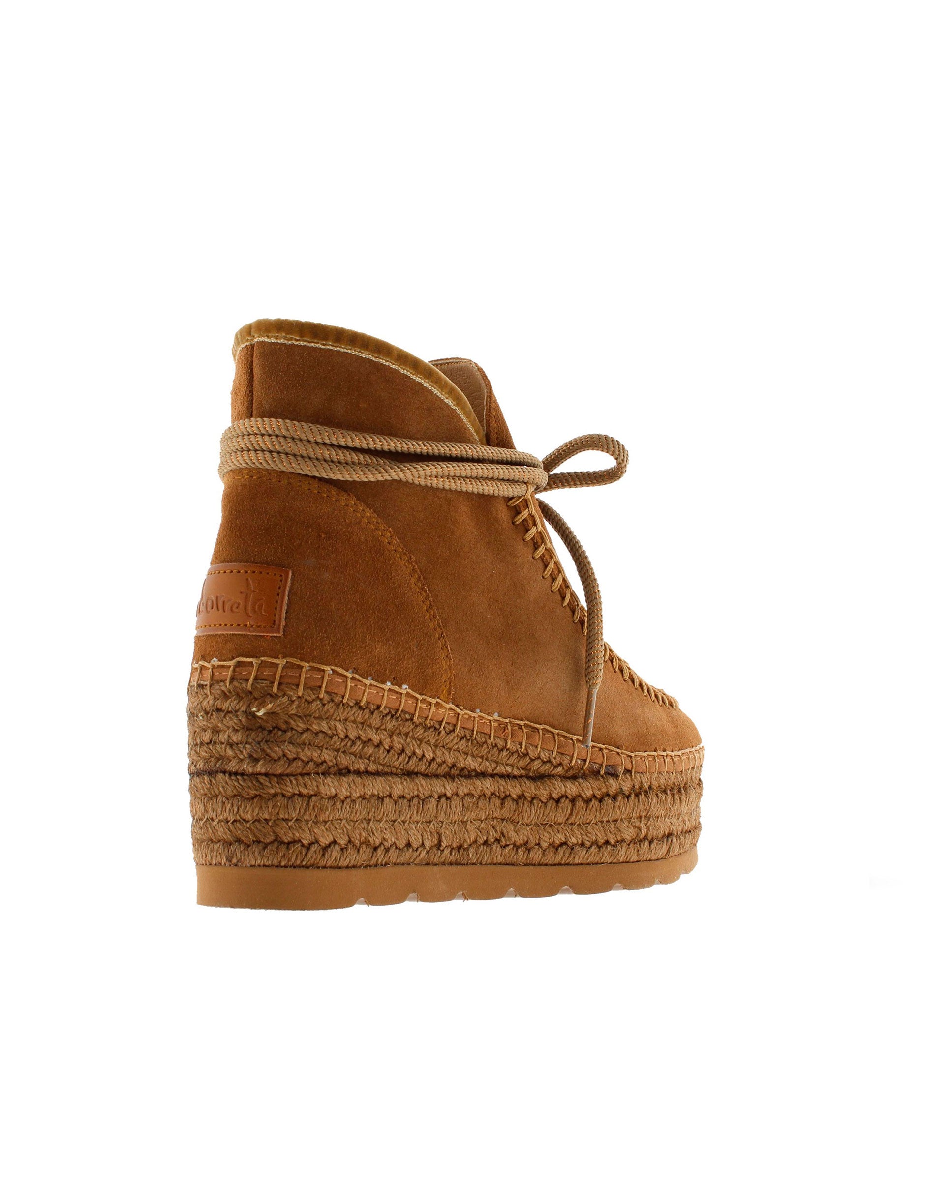 Creta dark leather suede low boot