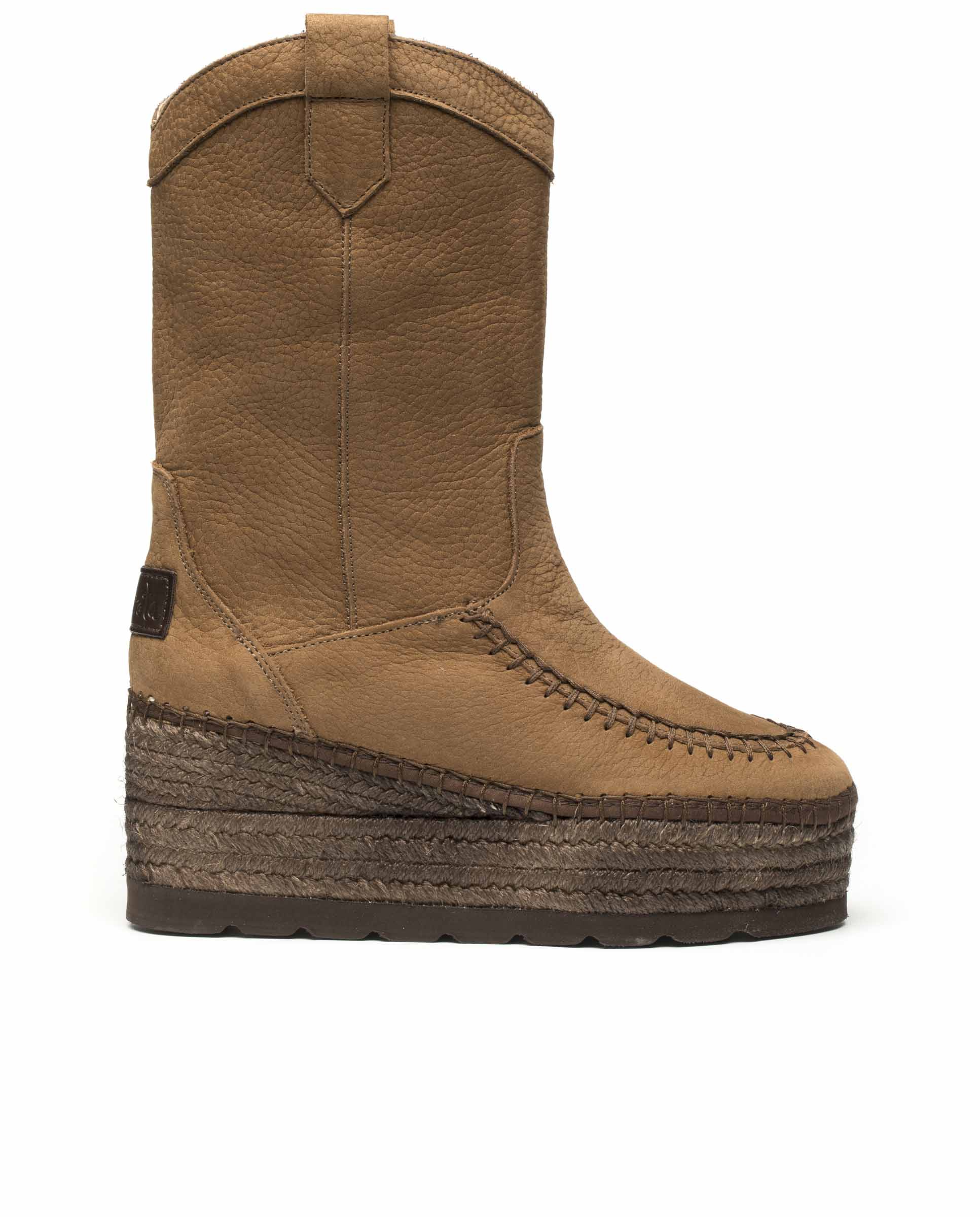 Cowboy boot in Crete earth nubuck