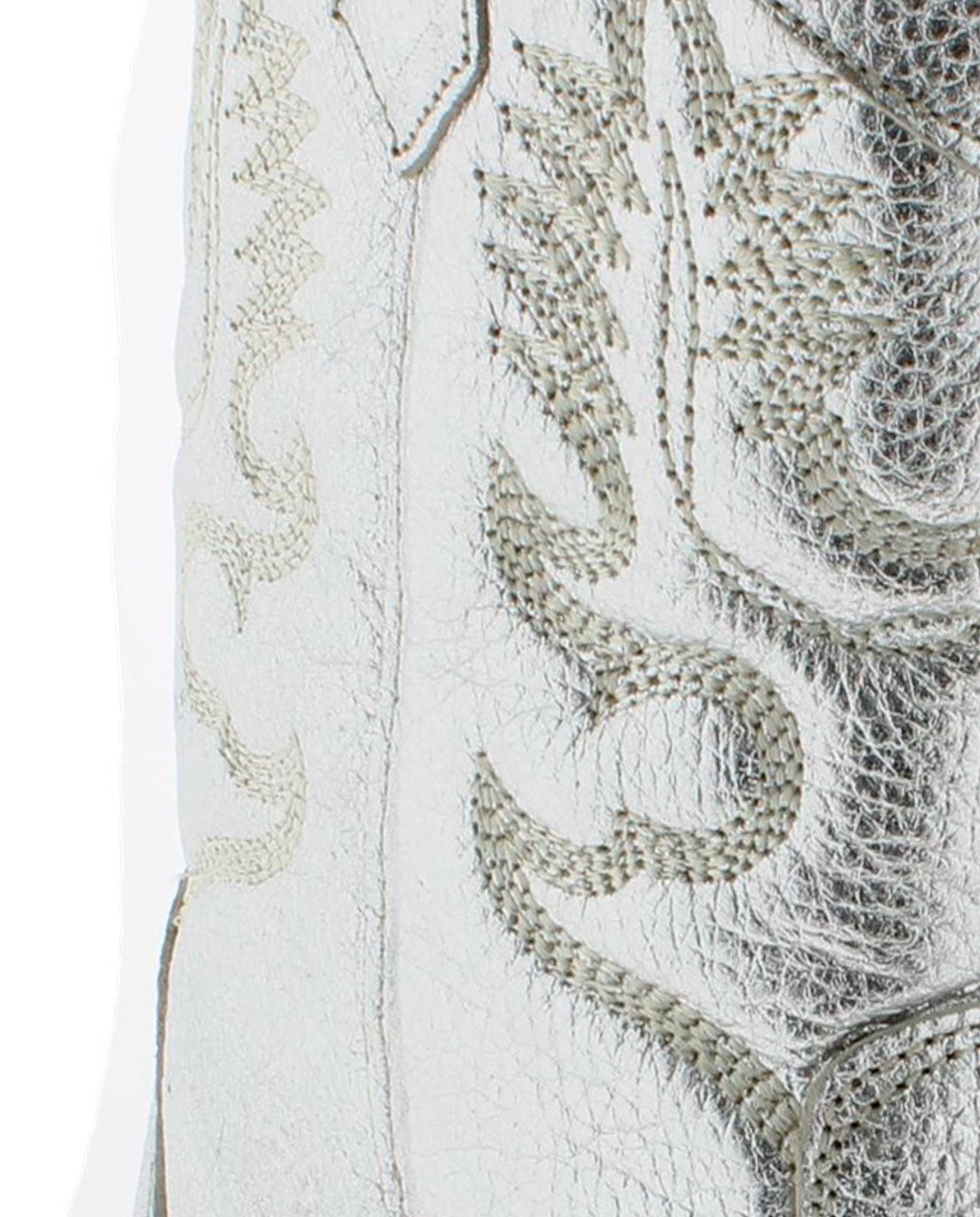 Cowboy boot nappa metal silver Tilo 5