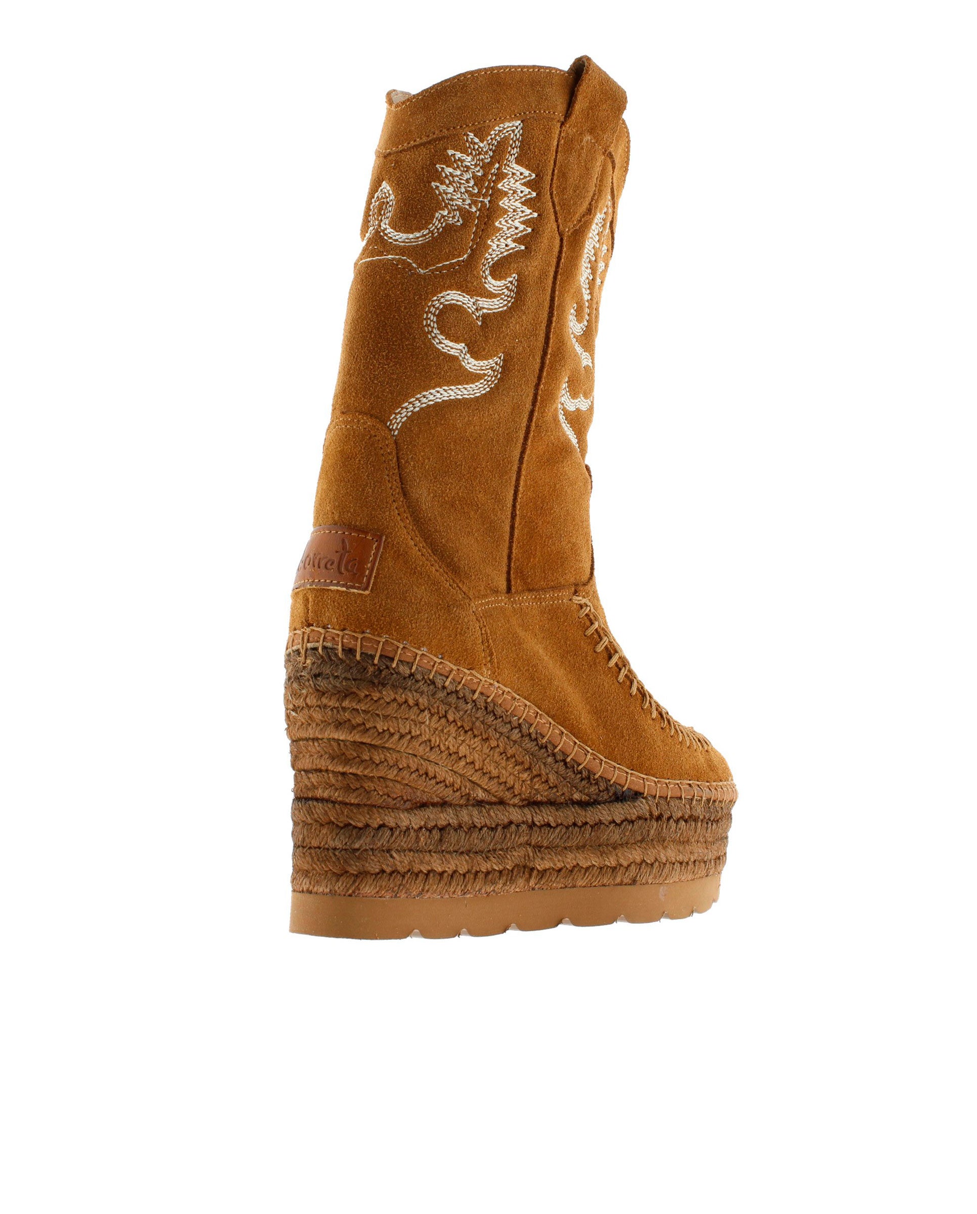 Cowboy boot in Tilo 5 suede leather