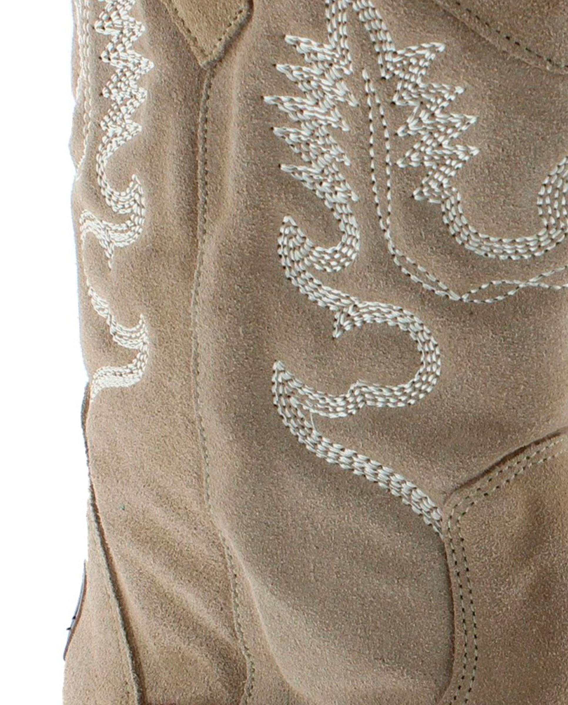 Cowboy boot in sand suede Tilo 5