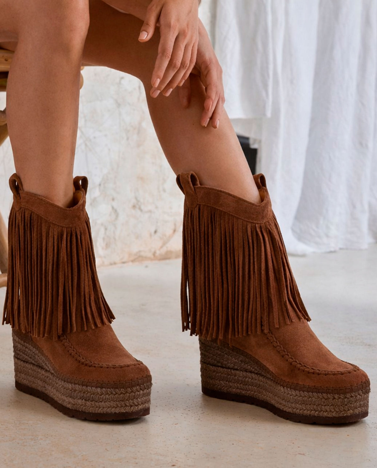 BOTA FLECOS EN SERRAJE TESTA CRETA