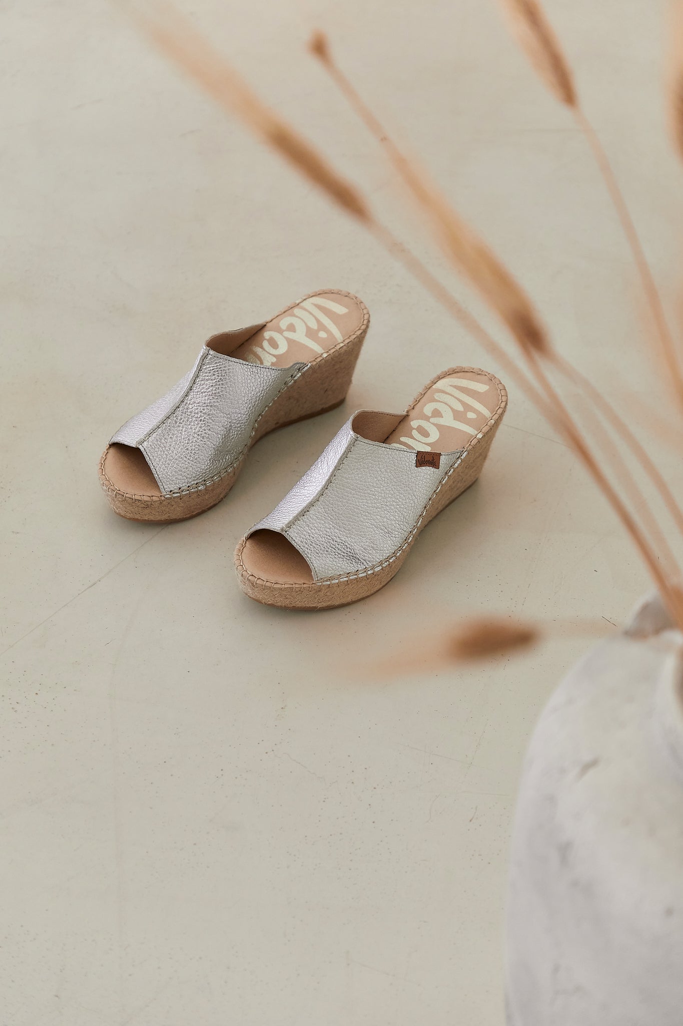 Calzado Popa Menorquinas Popa Plateadas Sandalias Popa Menorquinas