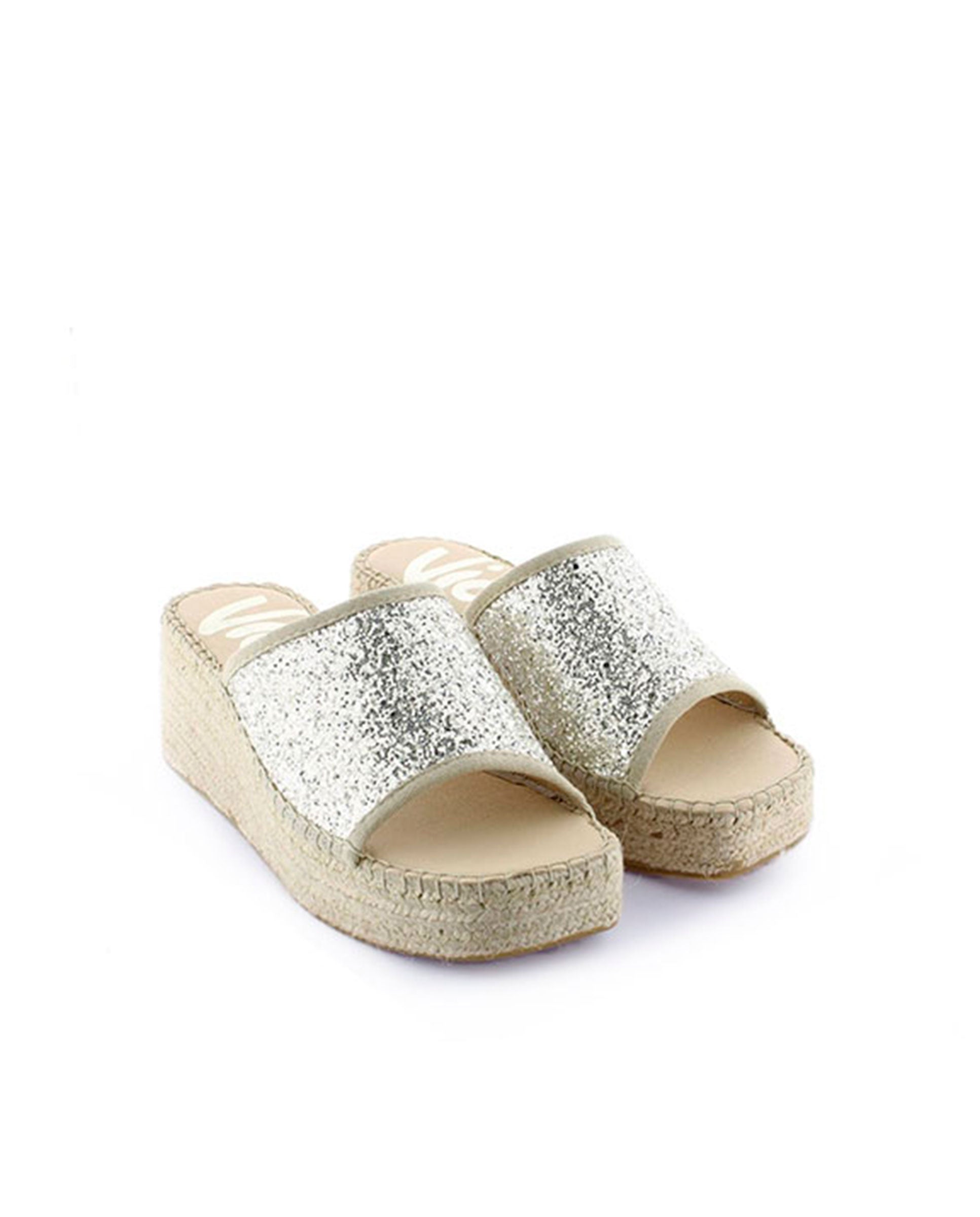 ZUECO EN GLITTER HIELO VINCI