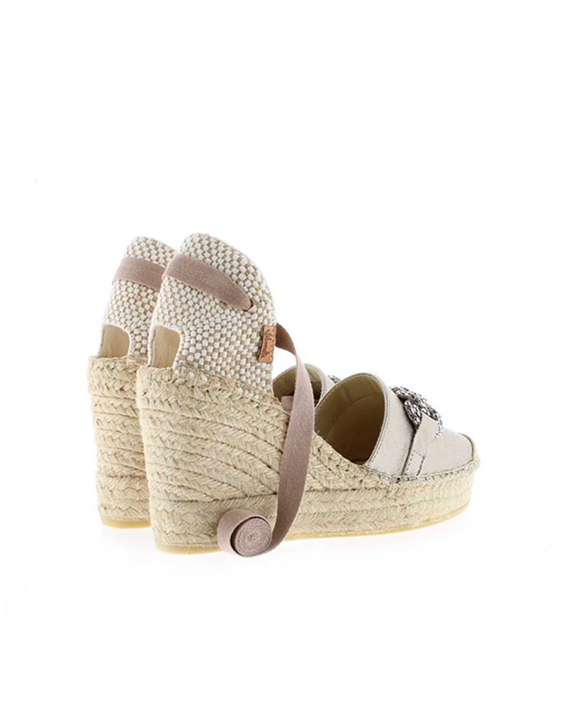 SLIPPER EN NAPA METAL CUERDA PITIUSA