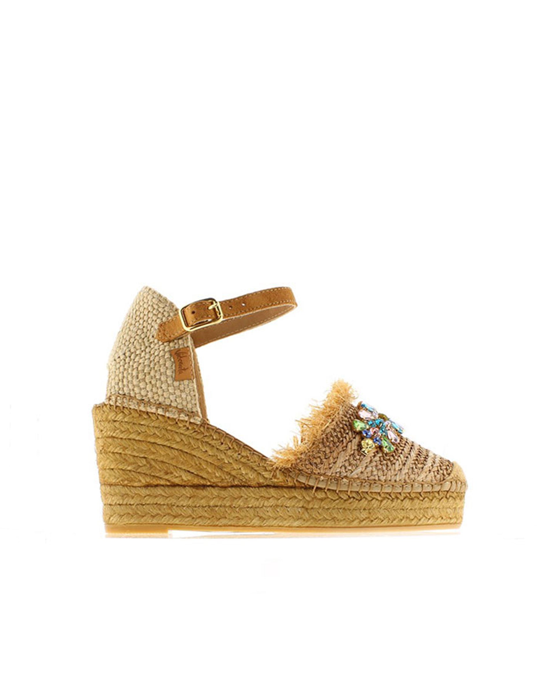 VALENCIANA EN RAFIA CRISTAL CAMEL TILO 5