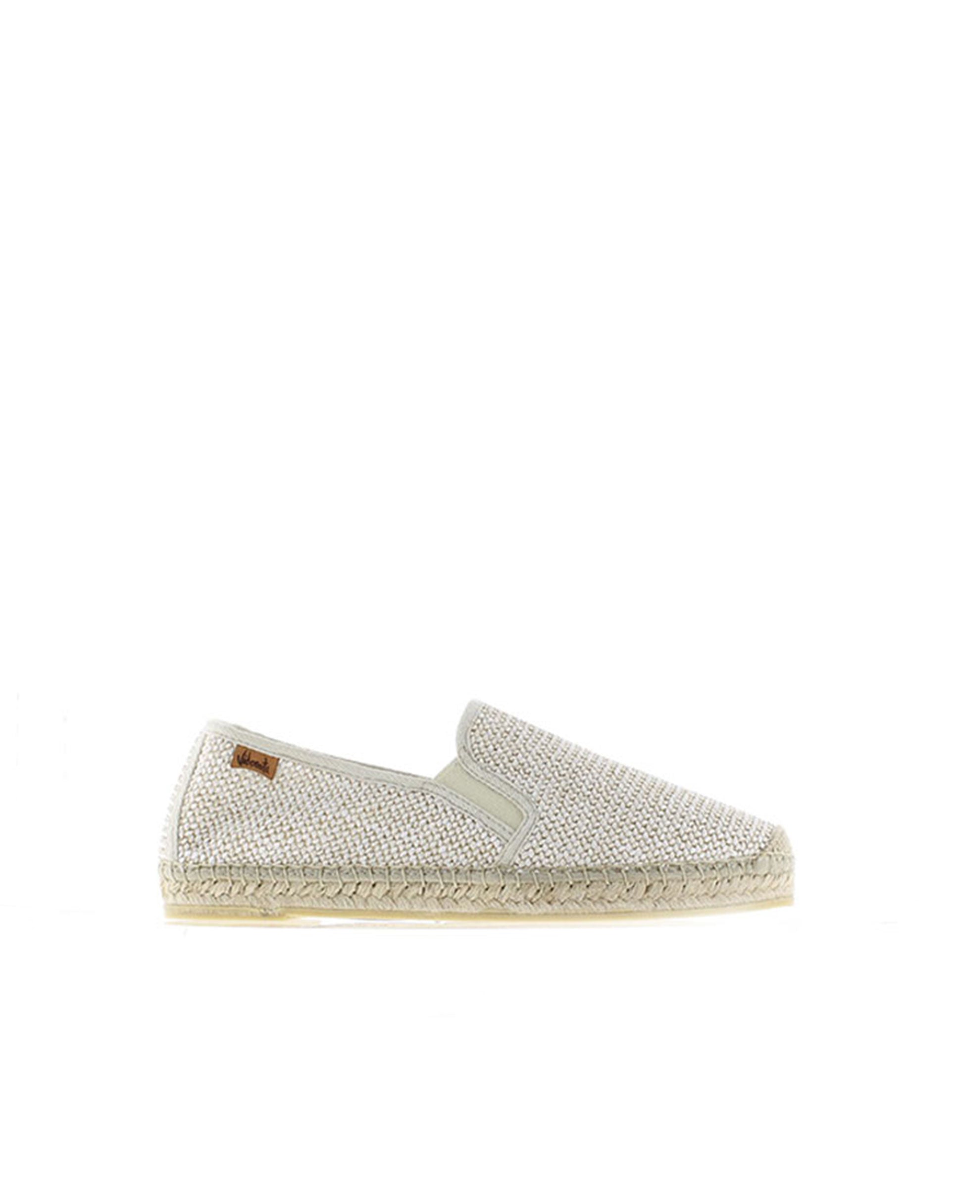 SLIPPER EN RAFIA TRENZA CRUDO BORNEO