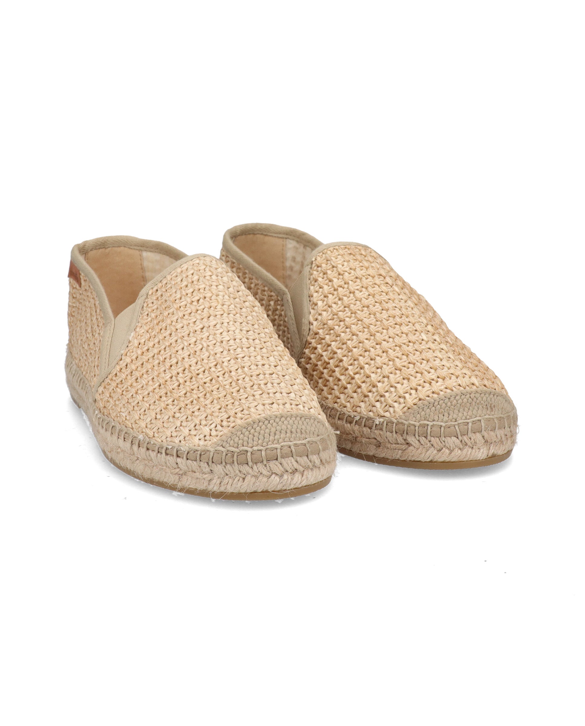SLIPPER EN RAFIA TRENZA NATURAL BORNEO