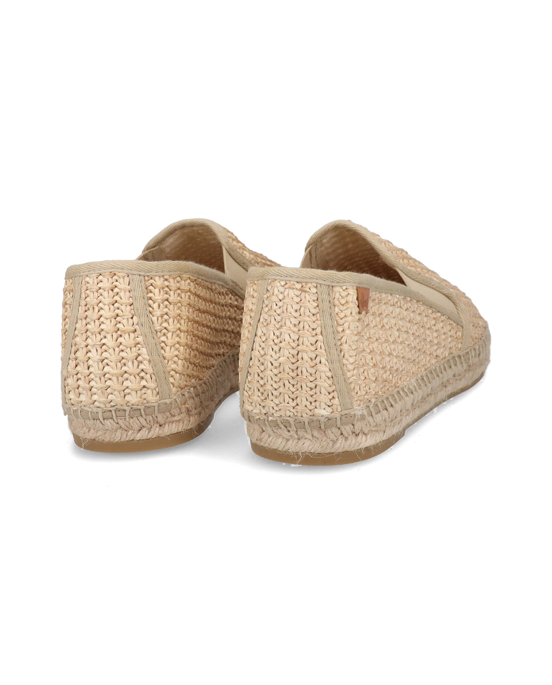 SLIPPER EN RAFIA TRENZA NATURAL BORNEO