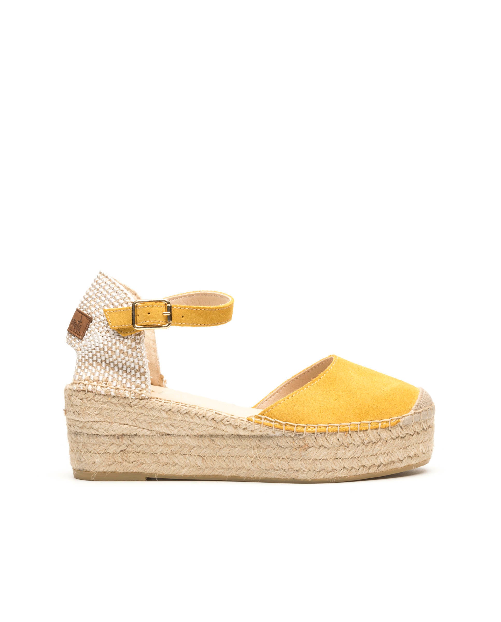 Creta ochre suede sandal