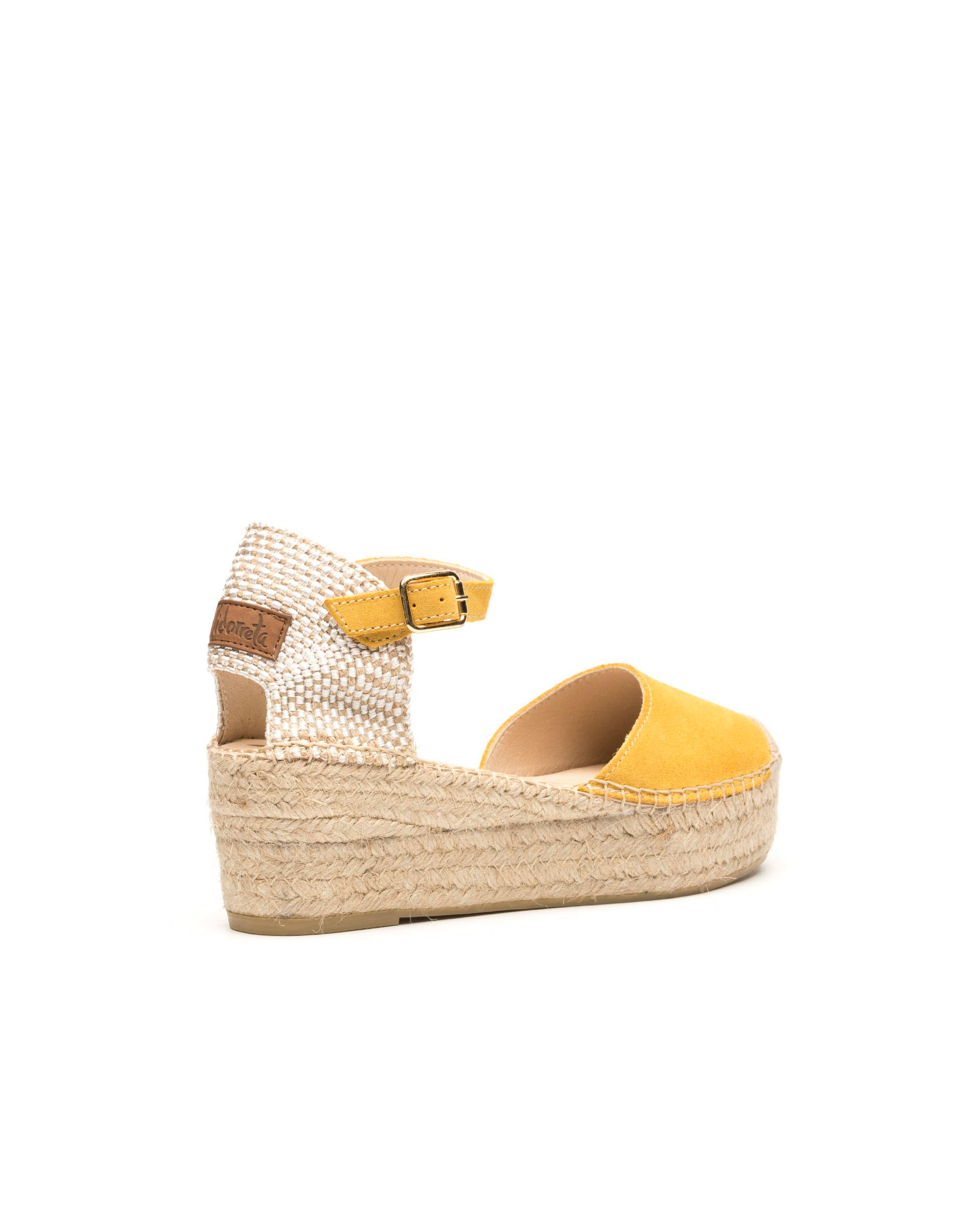 Creta ochre suede sandal